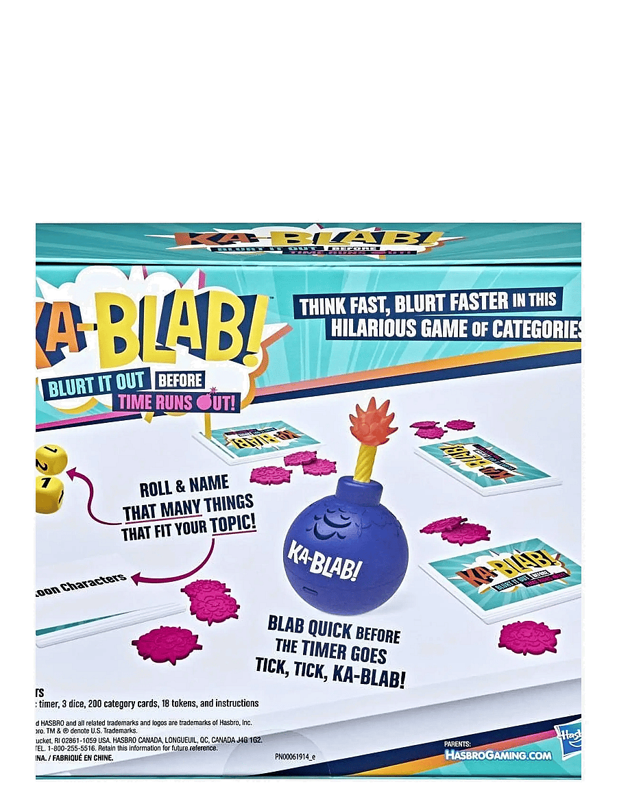 Hasbro Gaming - Ka-Blab! Party card game - aktiva spel - multi-color - 2