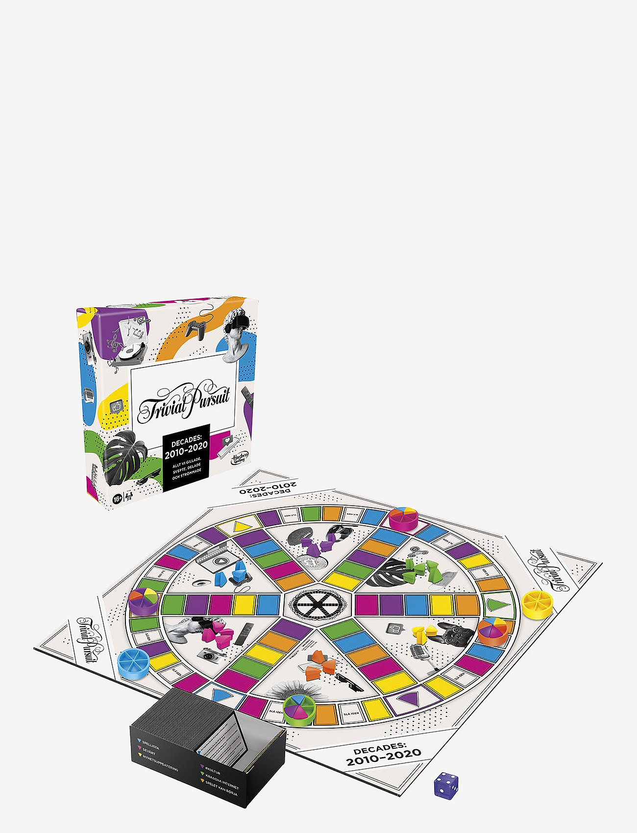 Hasbro Gaming - Trivial Pursuit Decades 2010 to 2020 Board game Trivia - brettspill - multi coloured - 0