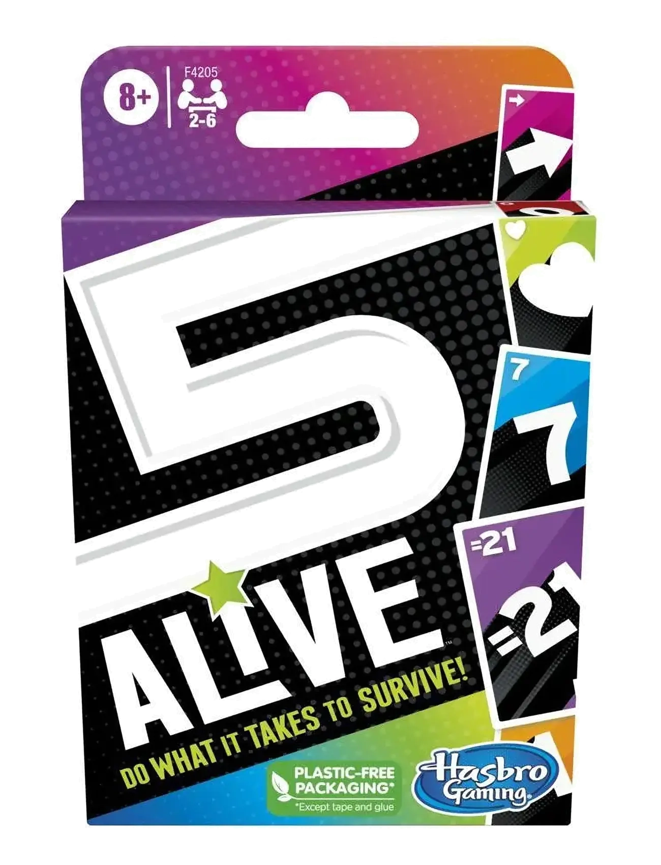 Hasbro Gaming F4205 5 Alive Card Game Collectible - 4 for 3 - MULTI COLOURED / multi