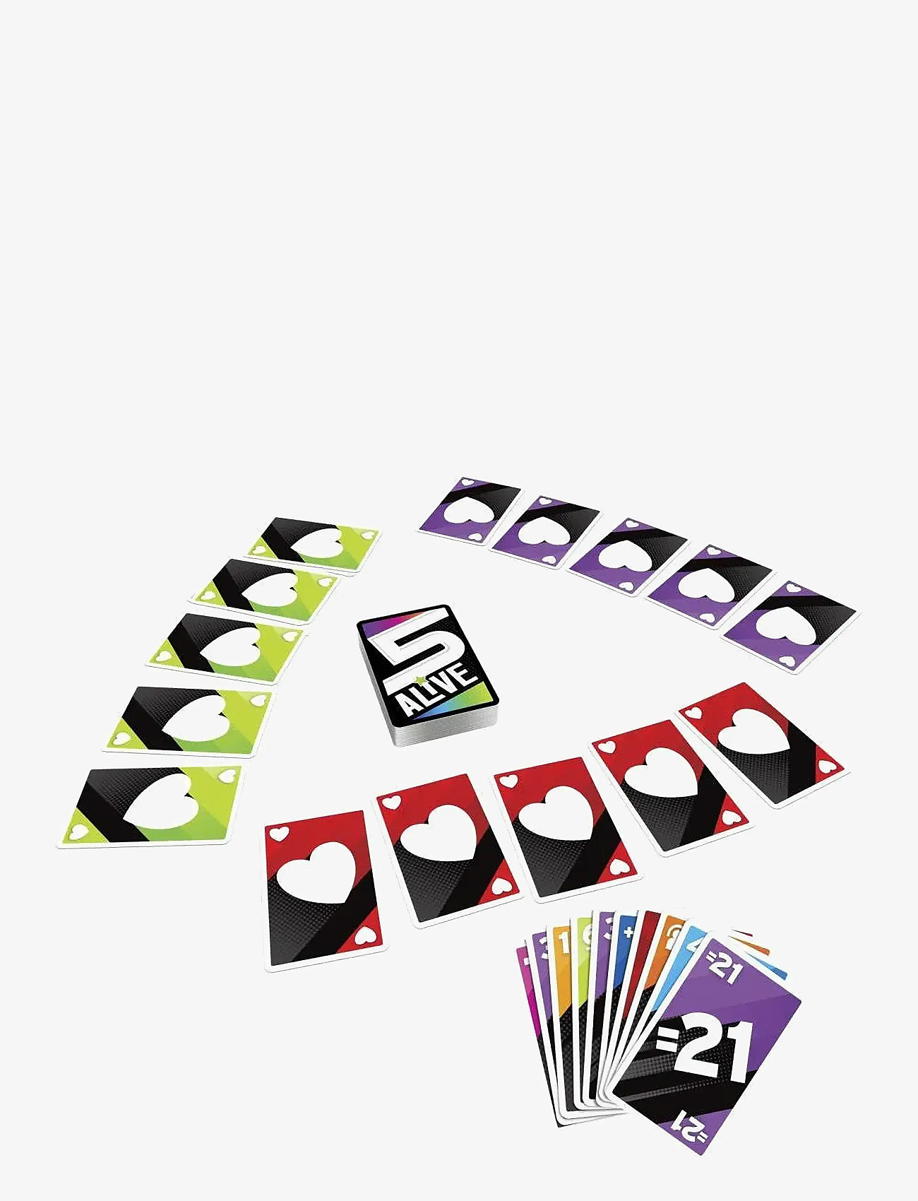 Hasbro Gaming - 5 Alive-kortspel - multi coloured - 1
