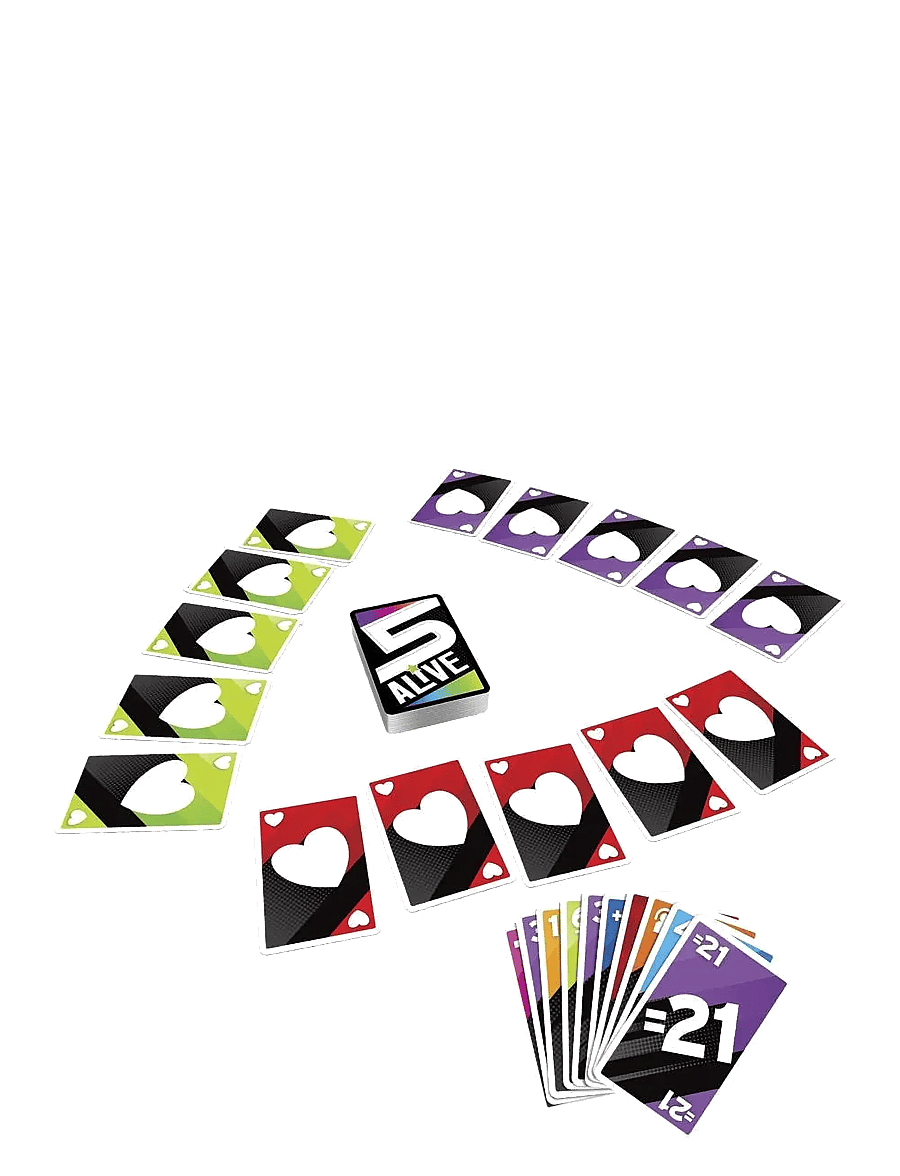 Hasbro Gaming - 5 Alive-kortspel - card games - multi coloured - 1