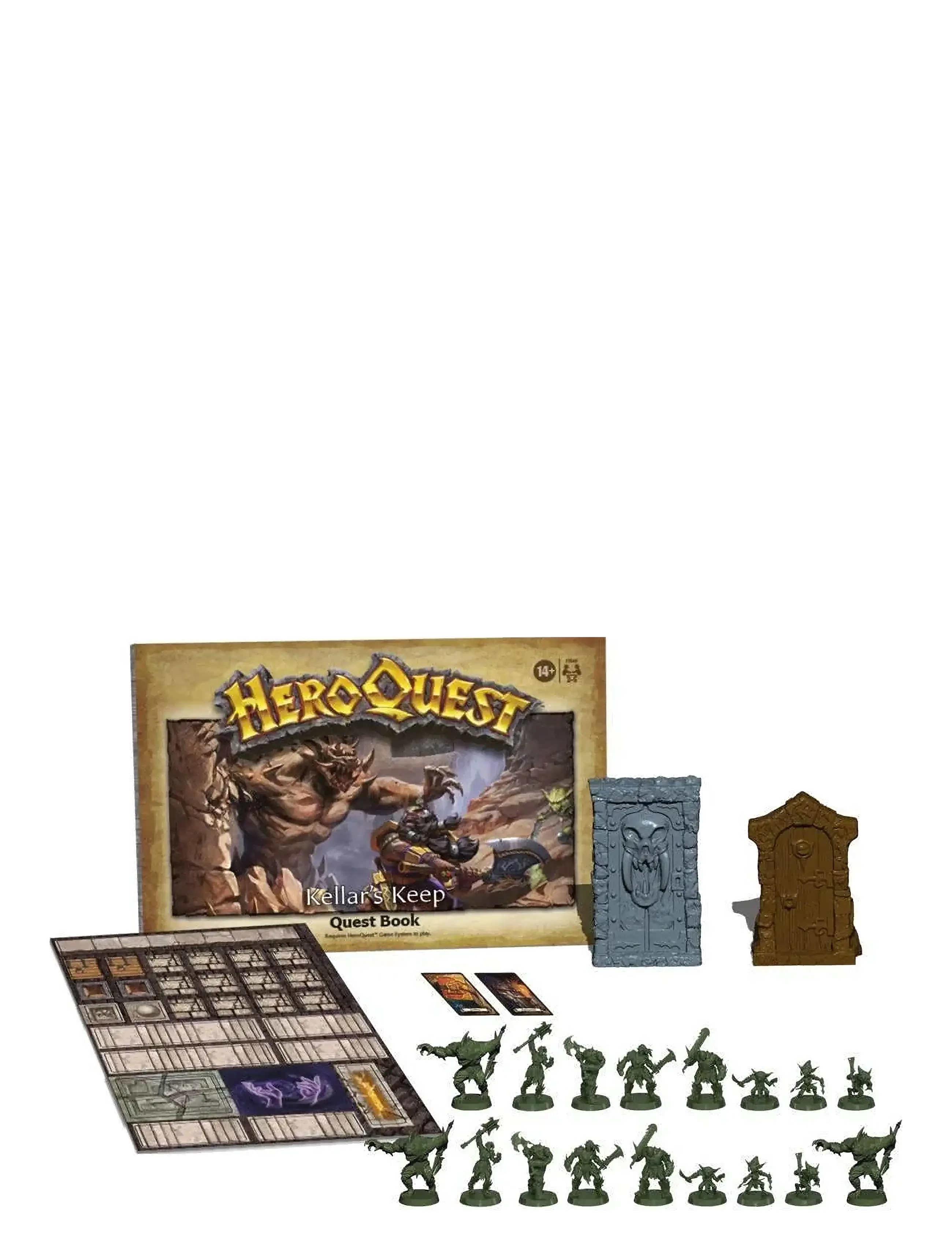 Hasbro Gaming - Avalon Hill HeroQuest Kellar's Keep Expansion - brädspel - multicolor - 2