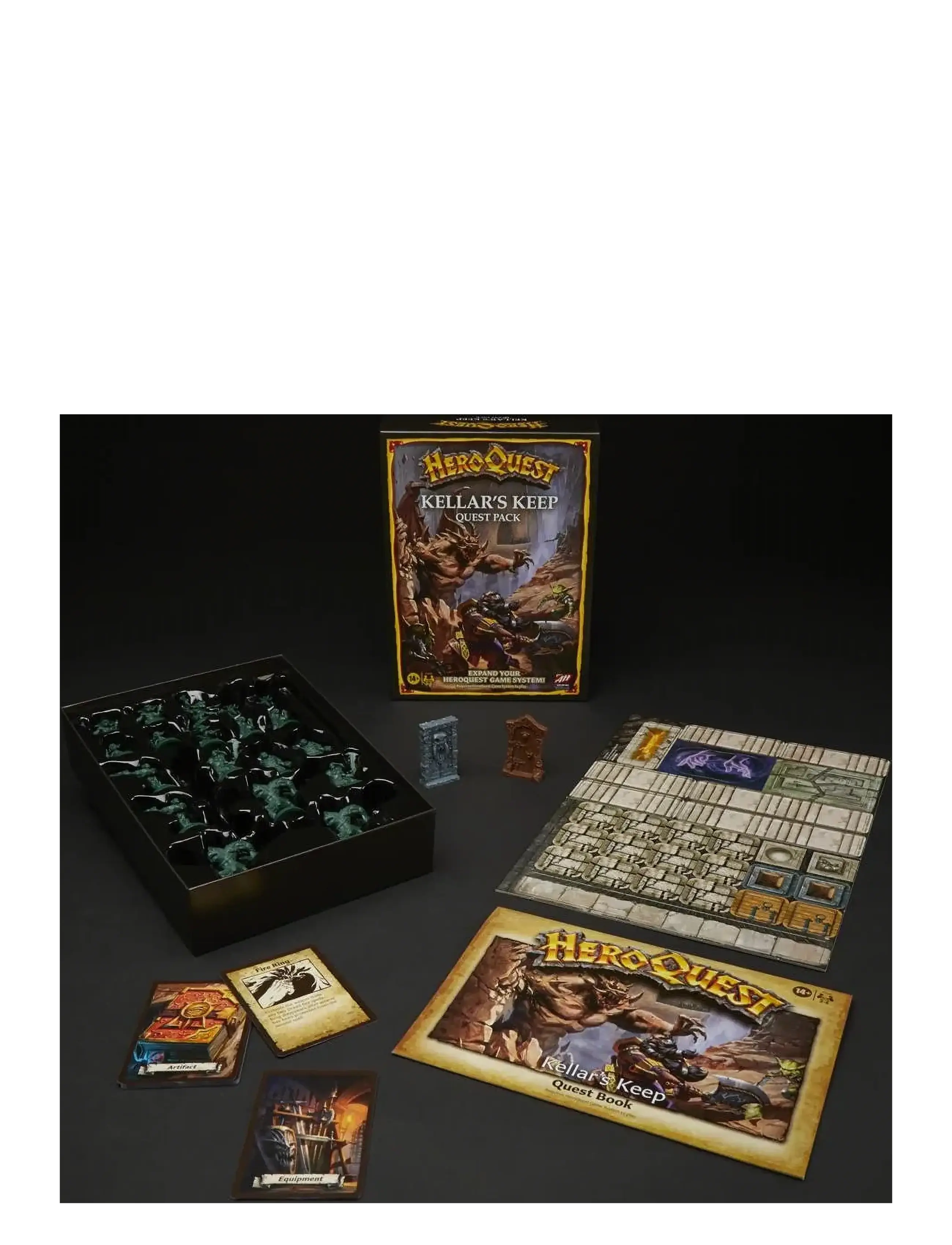 Hasbro Gaming - Avalon Hill HeroQuest Kellar's Keep Expansion - brädspel - multicolor - 4
