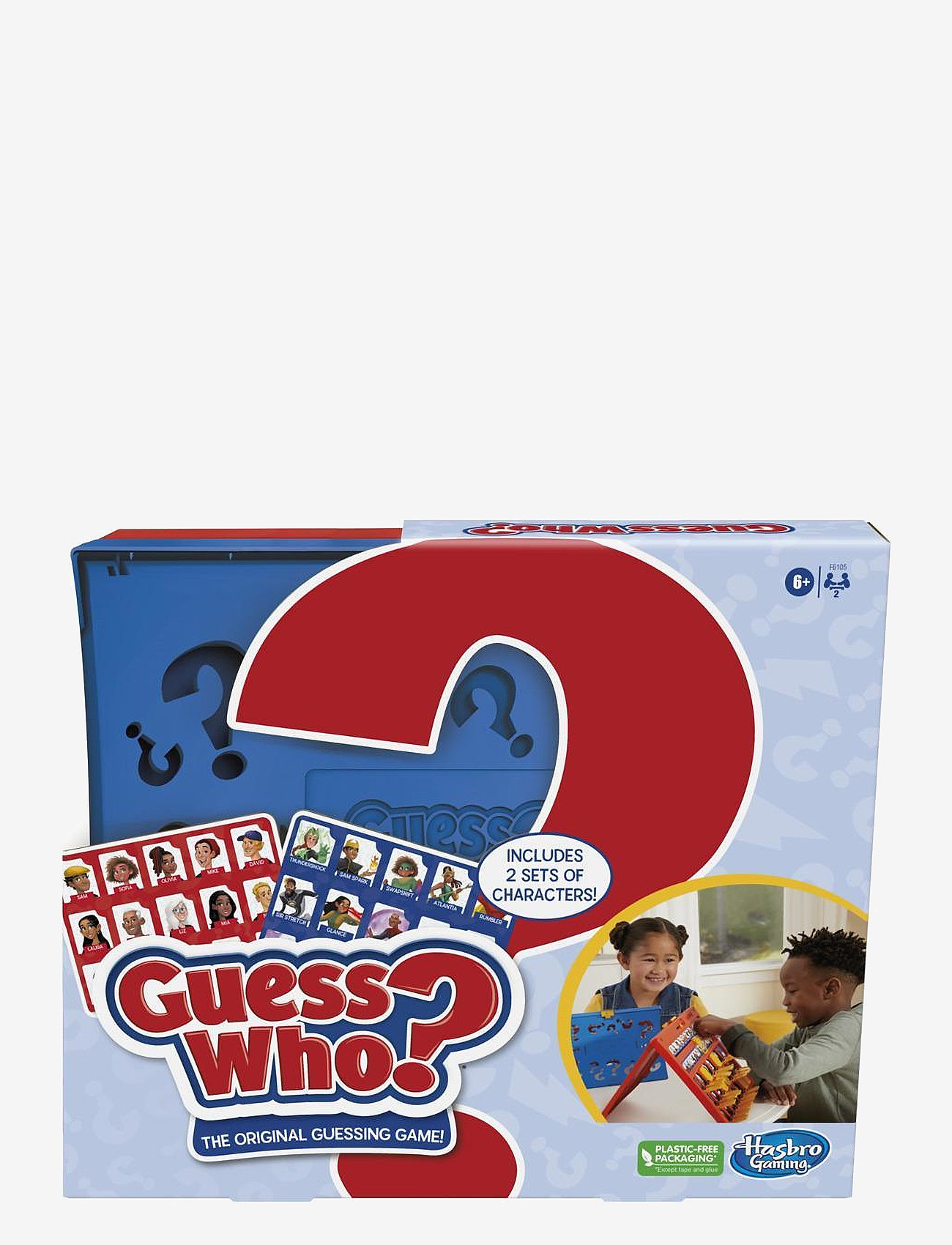 Hasbro Gaming - Guess Who? Original Guessing Game, Board Game for Kids Ages 6 and Up For 2 Players - multi coloured - 0