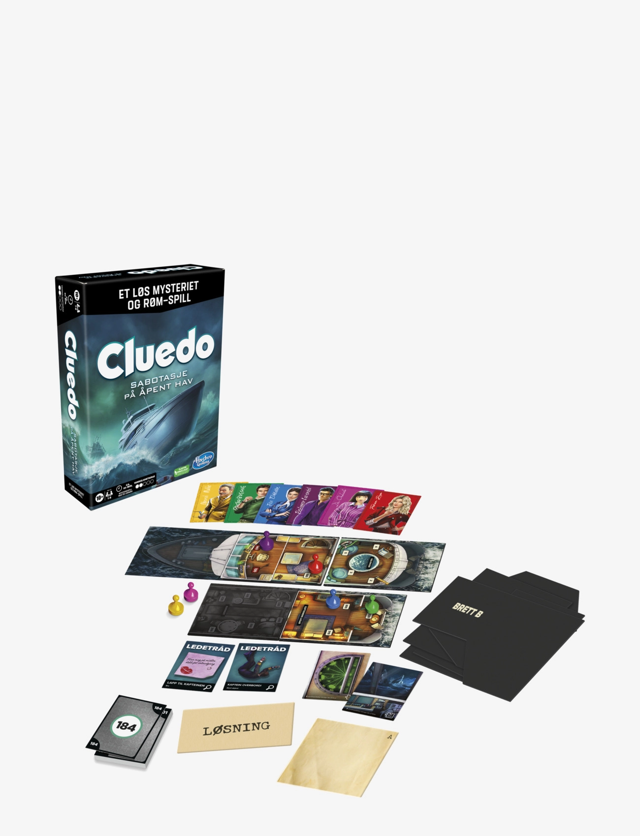 Hasbro Gaming - Cluedo Clue Sabotage on the High Seas, An Escape & Solve Mystery Game, Board Game for Ages 10+ - brettspill - multi coloured - 2