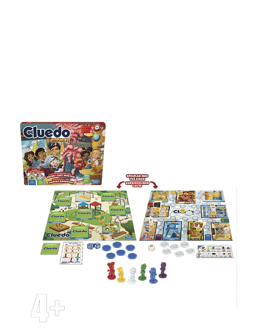 Hasbro Gaming - Cluedo Junior - board games - multi coloured - 0