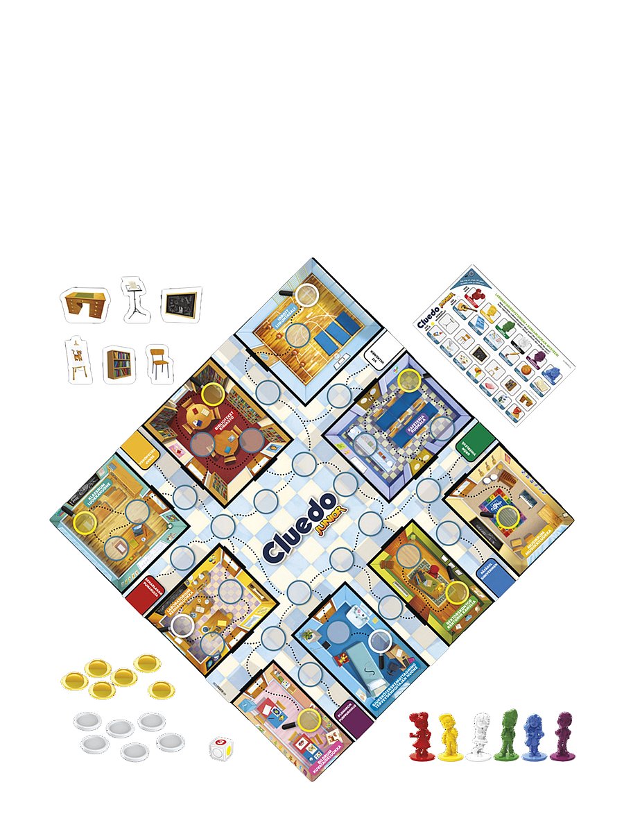 Hasbro Gaming - Cluedo Junior - board games - multi coloured - 4