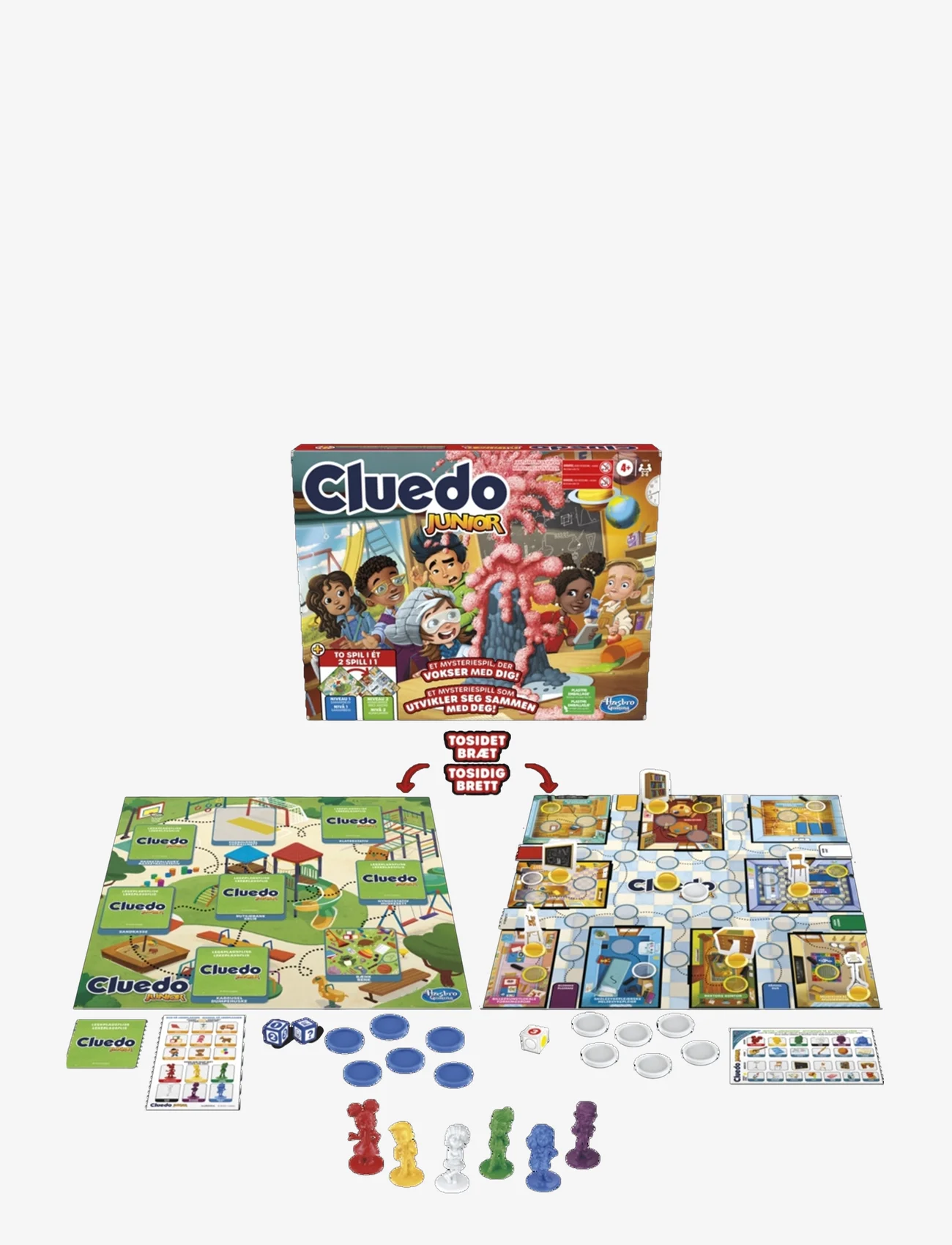 Hasbro Gaming - Cluedo Junior - brætspil - multi coloured - 0