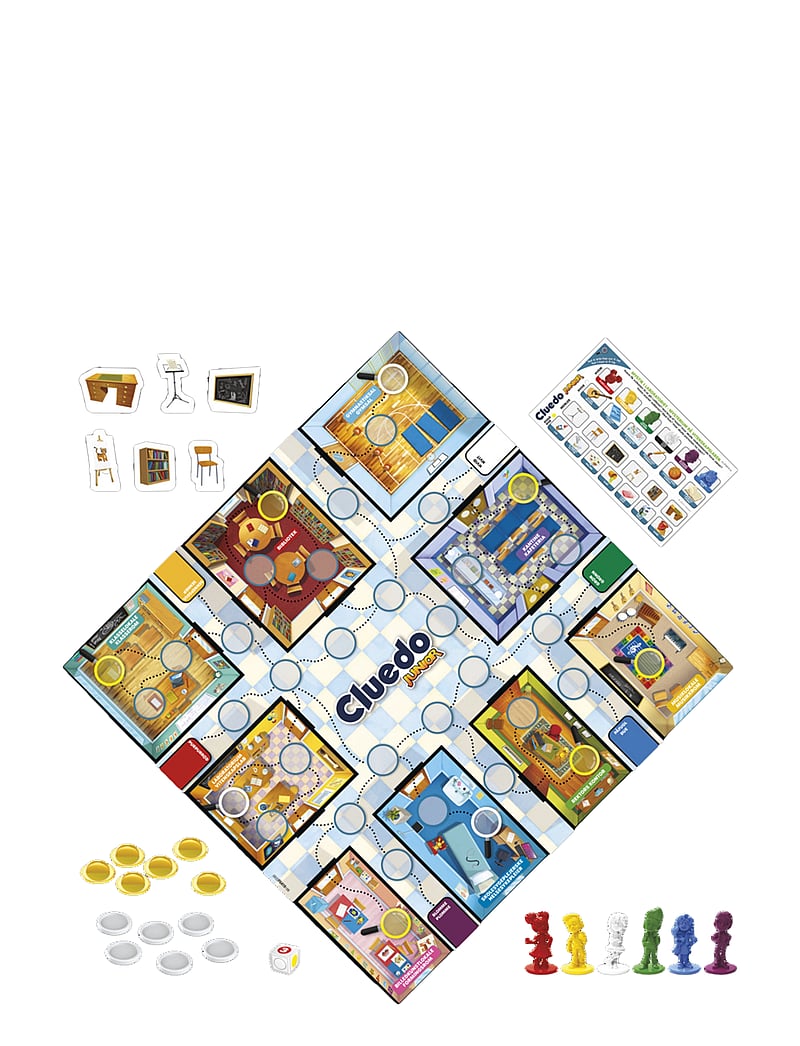 Hasbro Gaming - Cluedo Junior - board games - multi coloured - 3