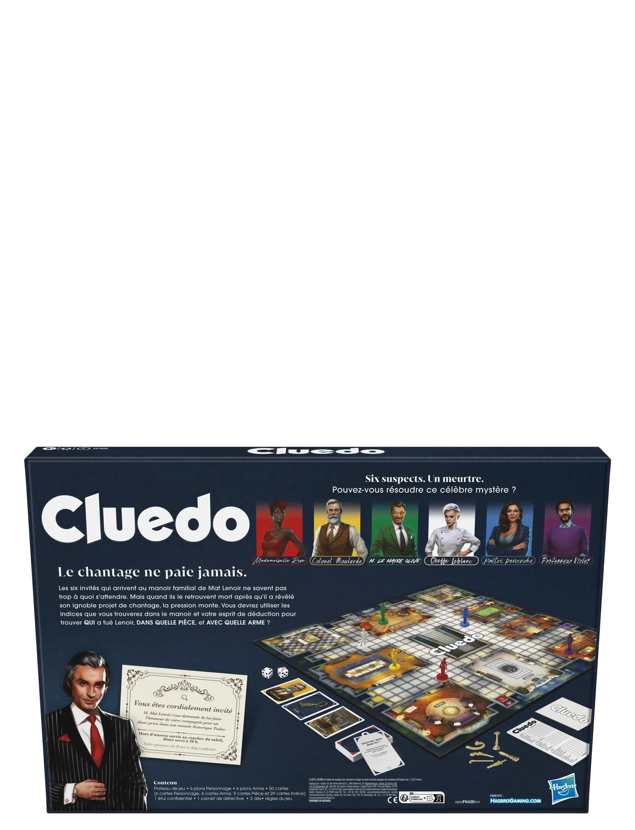 Hasbro Gaming - Cluedo 45 min Board game Detective - brætspil - multi coloured - 2