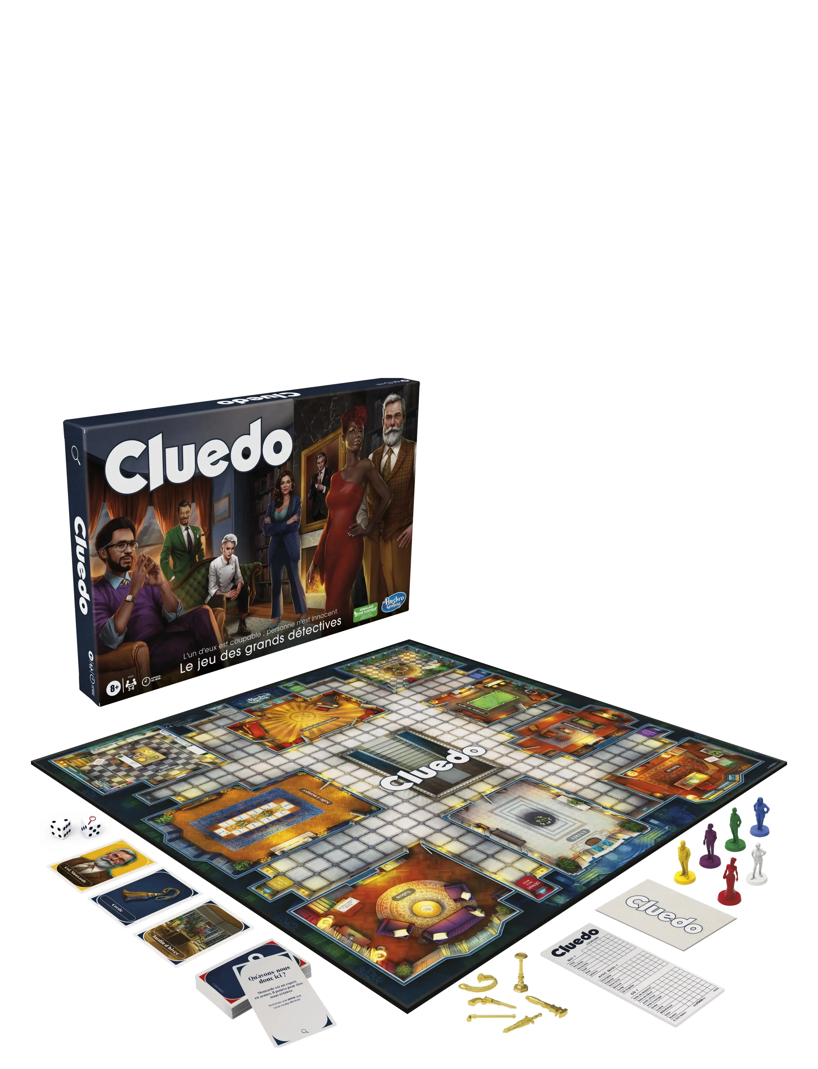 Hasbro Gaming - Cluedo 45 min Board game Detective - brætspil - multi coloured - 5