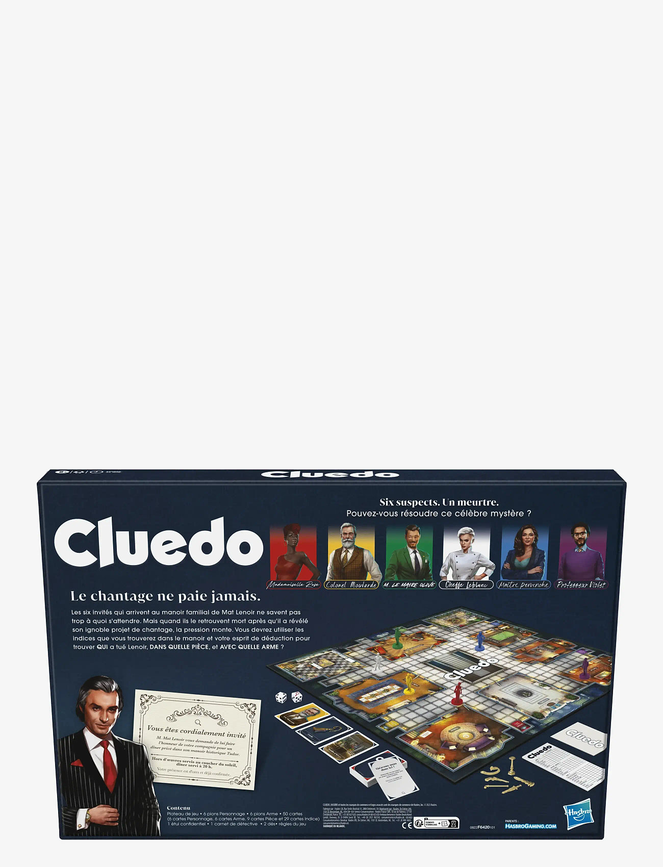 Hasbro Gaming - Cluedo 45 min Board game Detective - brætspil - multi coloured - 3