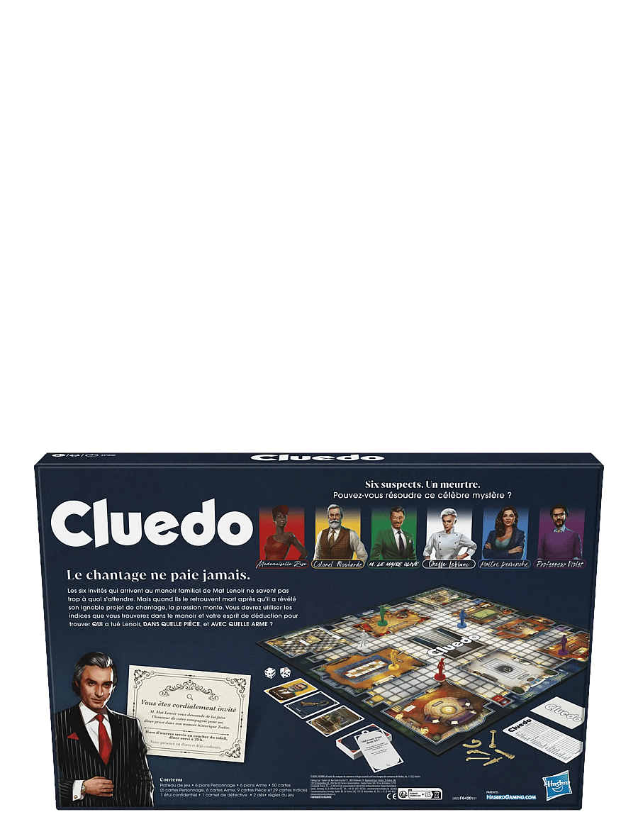Hasbro Gaming - Cluedo 45 min Board game Detective - brädspel - multi coloured - 3