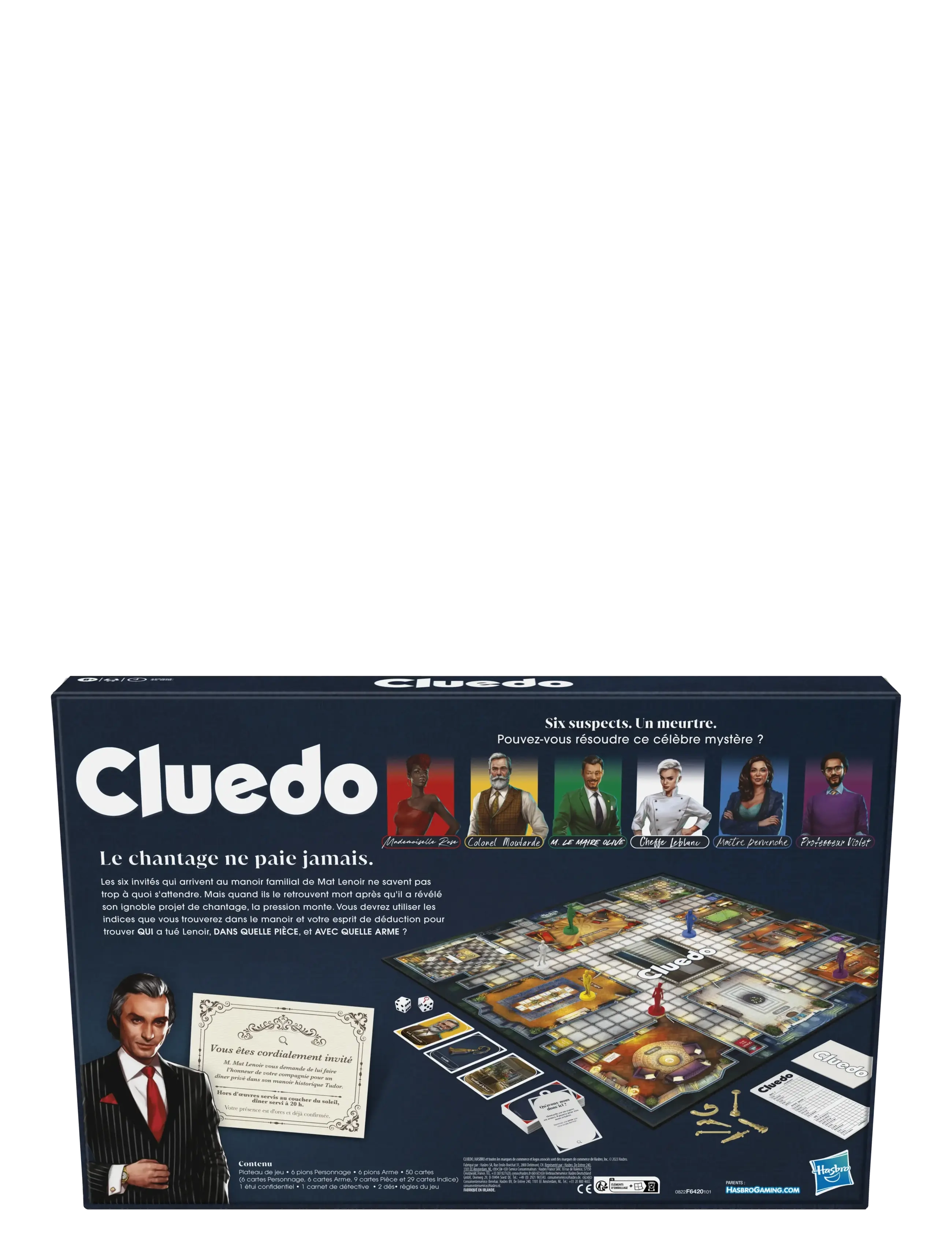 Hasbro Gaming - Cluedo 45 min Board game Detective - brætspil - multi coloured - 2