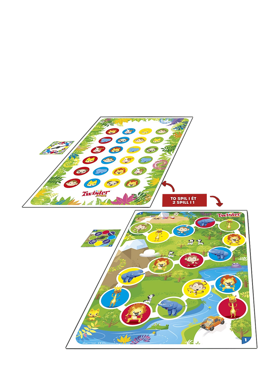 Hasbro Gaming - Twister Junior Game - board games - multi coloured - 0