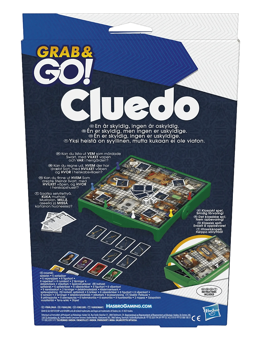 Hasbro Gaming - Grab and Go Cluedo - multicolor - 3