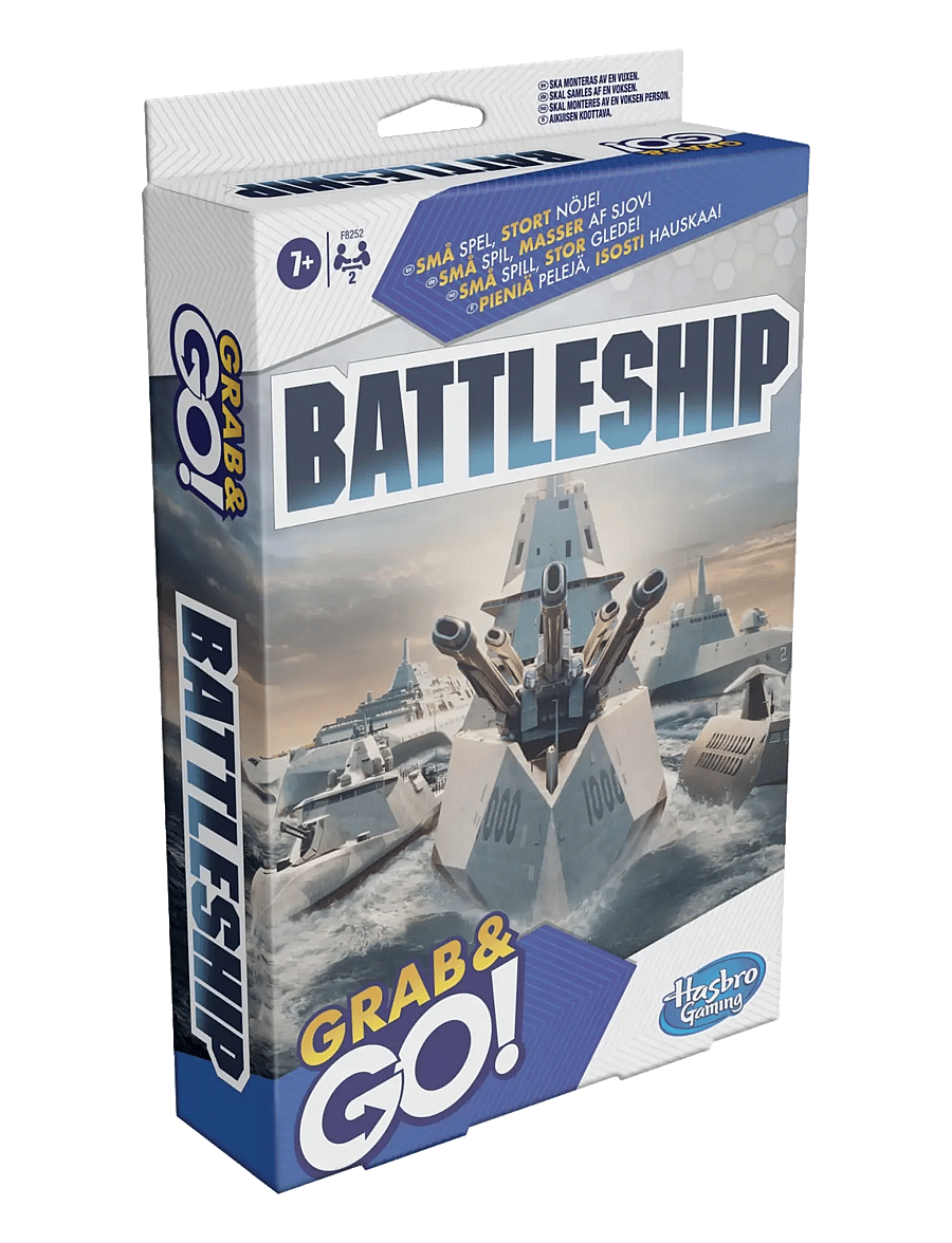 Hasbro Gaming - Grab and Go Battleship - borðspil - multicolor - 0