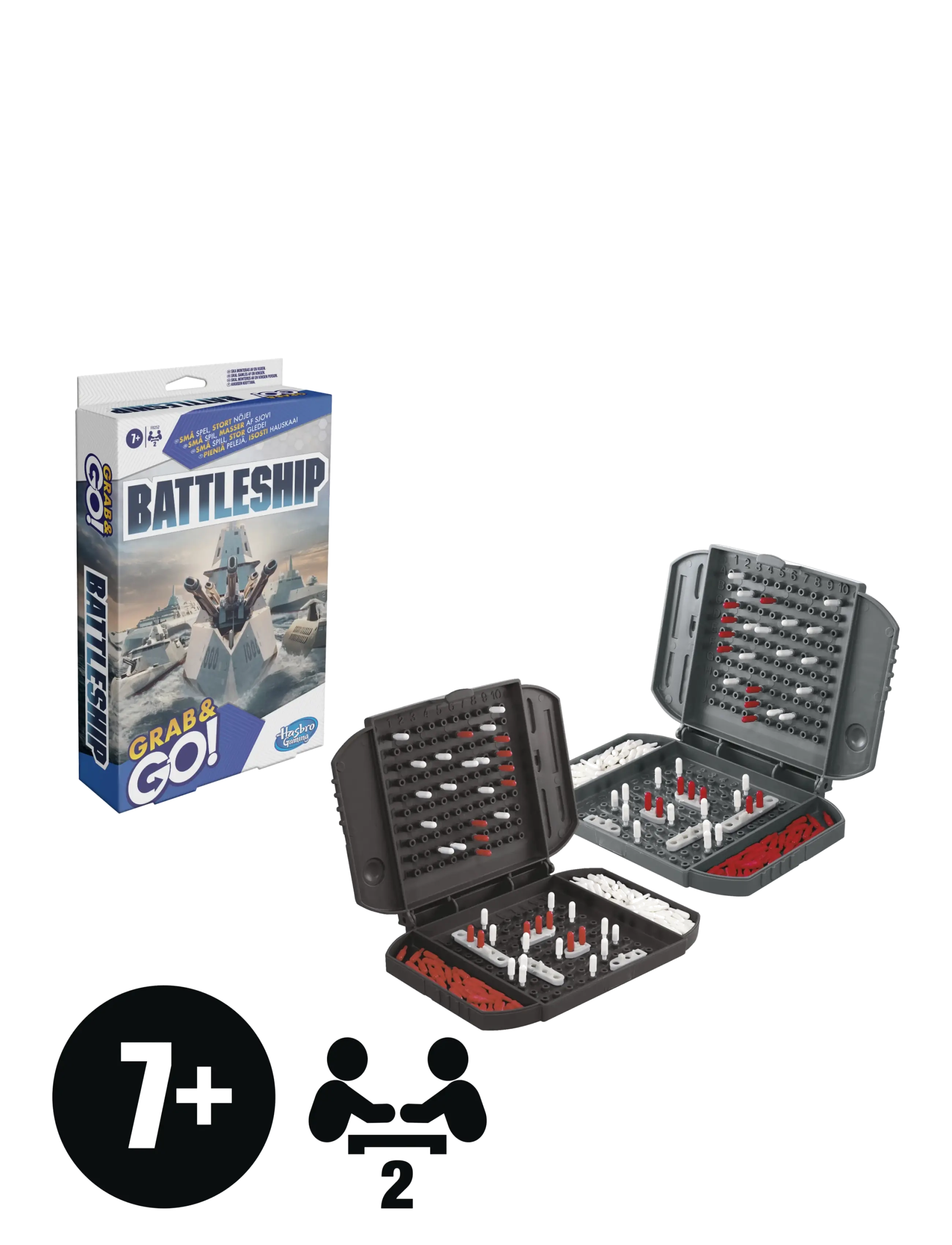 Hasbro Gaming - Grab and Go Battleship - brädspel - multicolor - 1