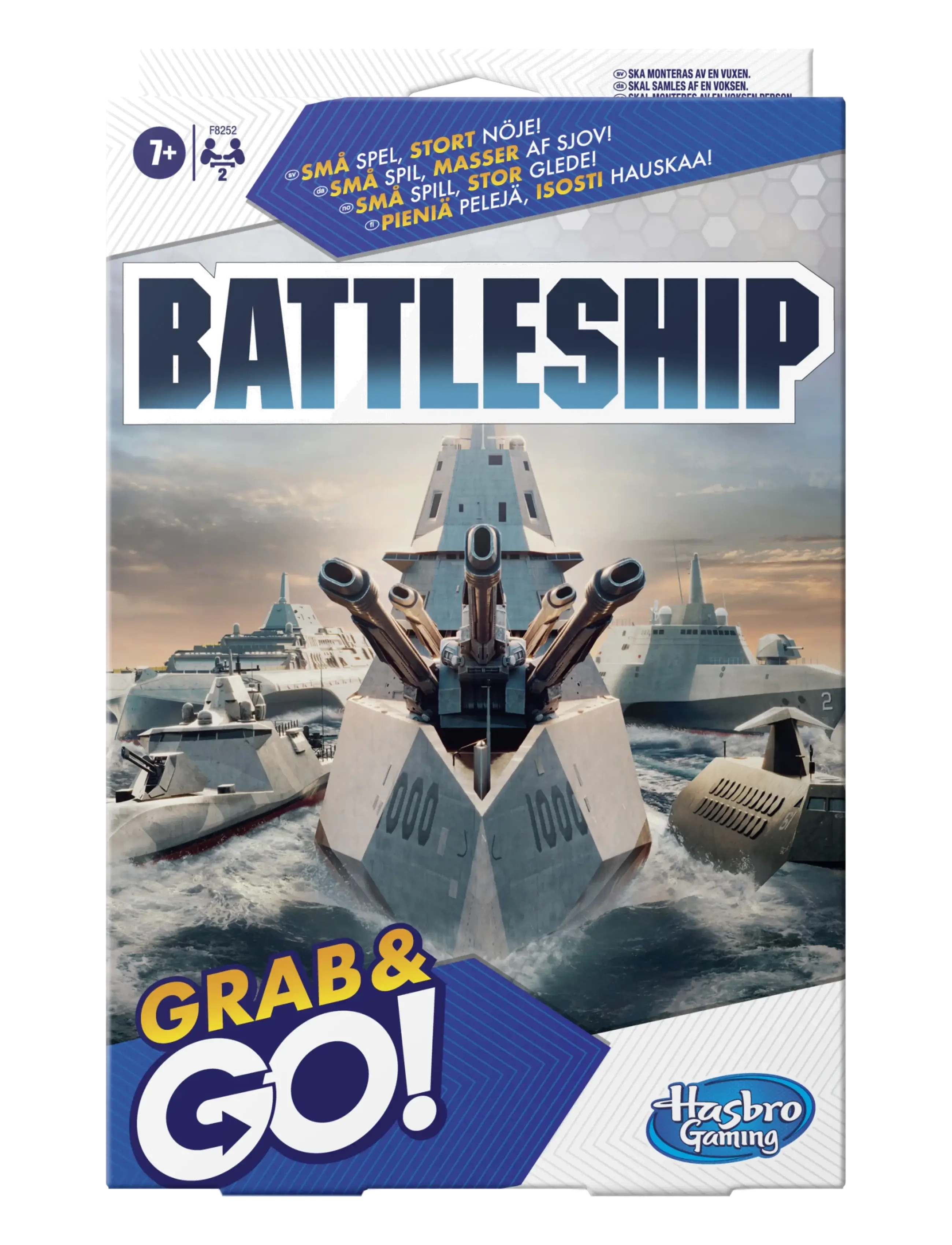 Hasbro Gaming - Grab and Go Battleship - brädspel - multicolor - 4
