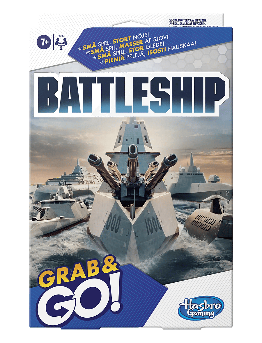 Hasbro Gaming - Grab and Go Battleship - borðspil - multicolor - 4