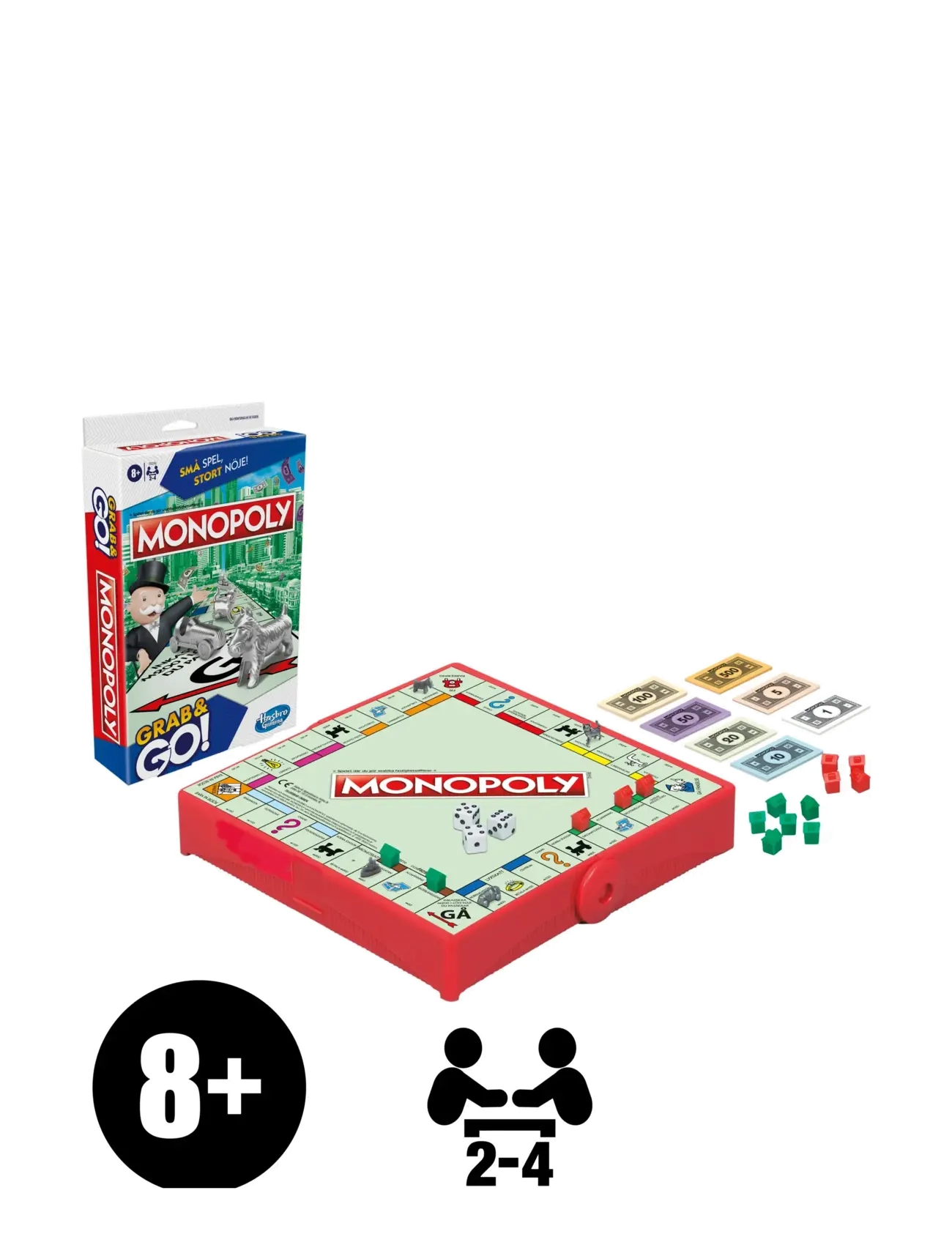 Hasbro Gaming - Grab and Go Monopoly - multicolor - 1