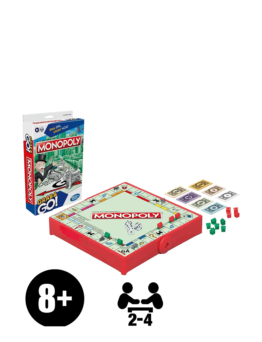 Hasbro Gaming - Grab and Go Monopoly - multicolor - 1