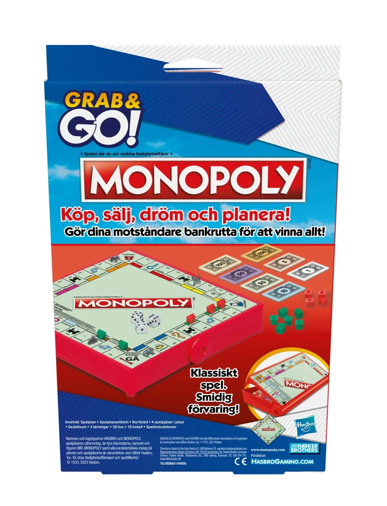 Hasbro Gaming - Grab and Go Monopoly - multicolor - 4