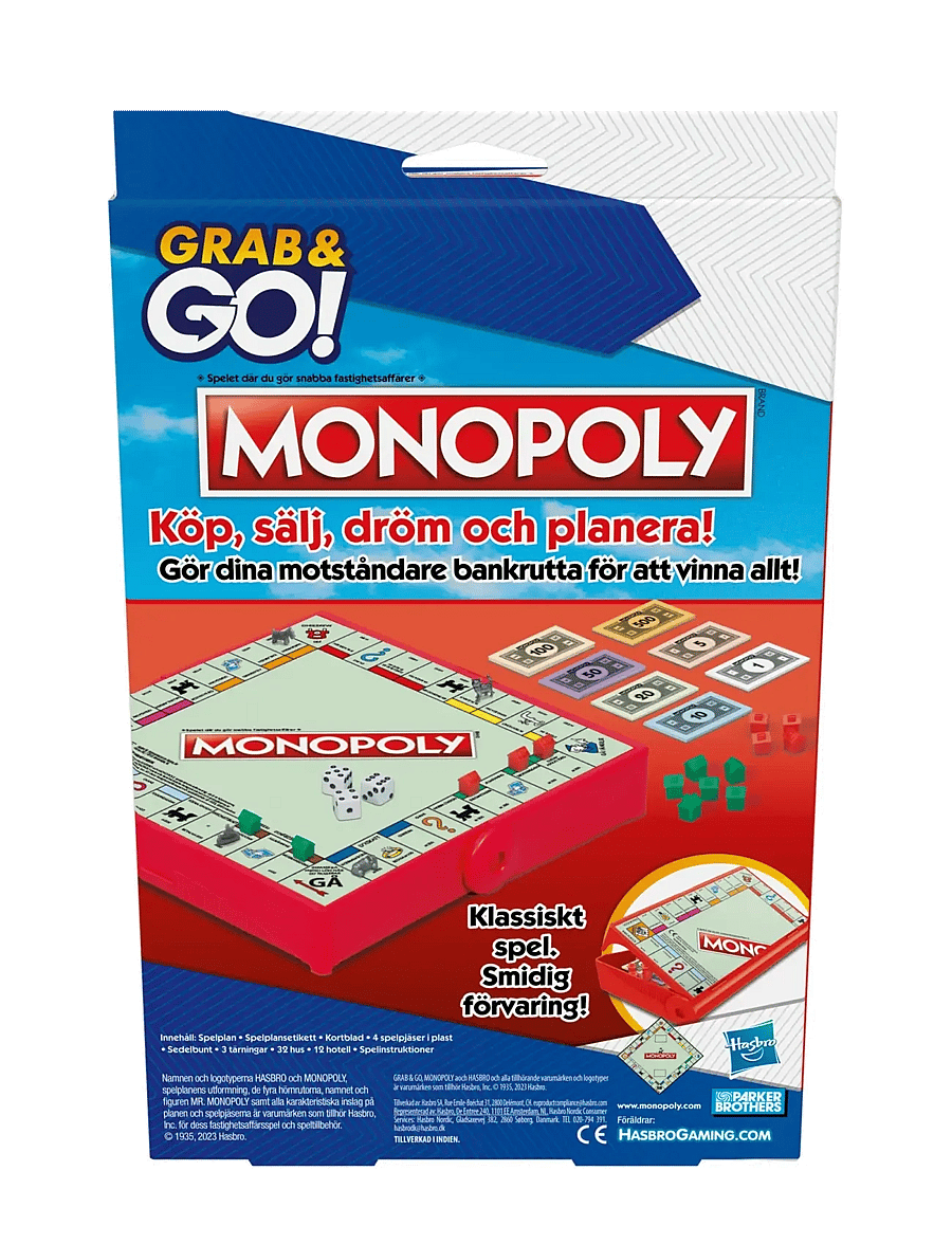 Hasbro Gaming - Grab and Go Monopoly - multicolor - 4