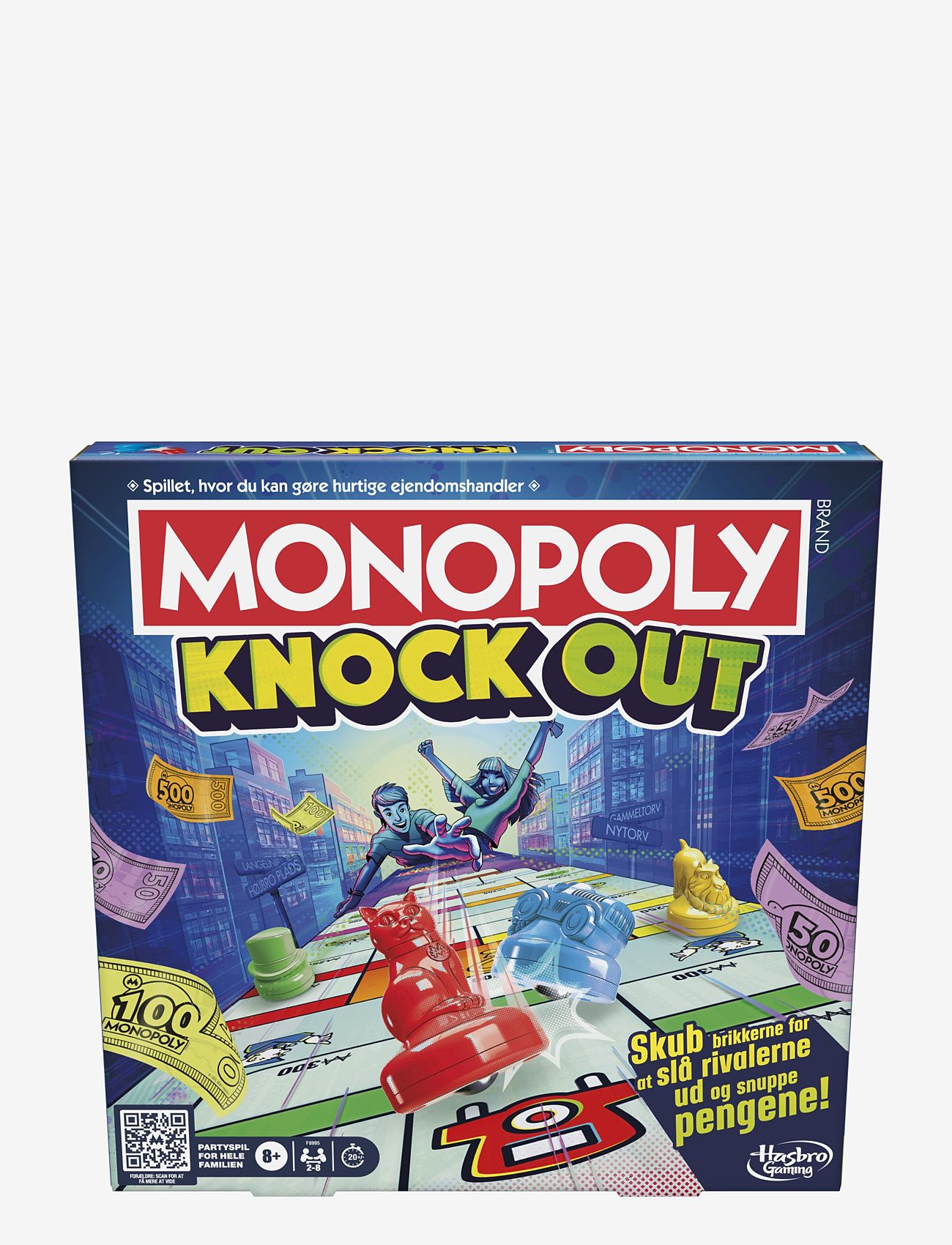 Hasbro Gaming - Monopoly Knockout Family Party Game, Quick-Playing Board Games for Ages 8+, 2-8 Players, 20 Mins. - brettspill - multicolor - 0