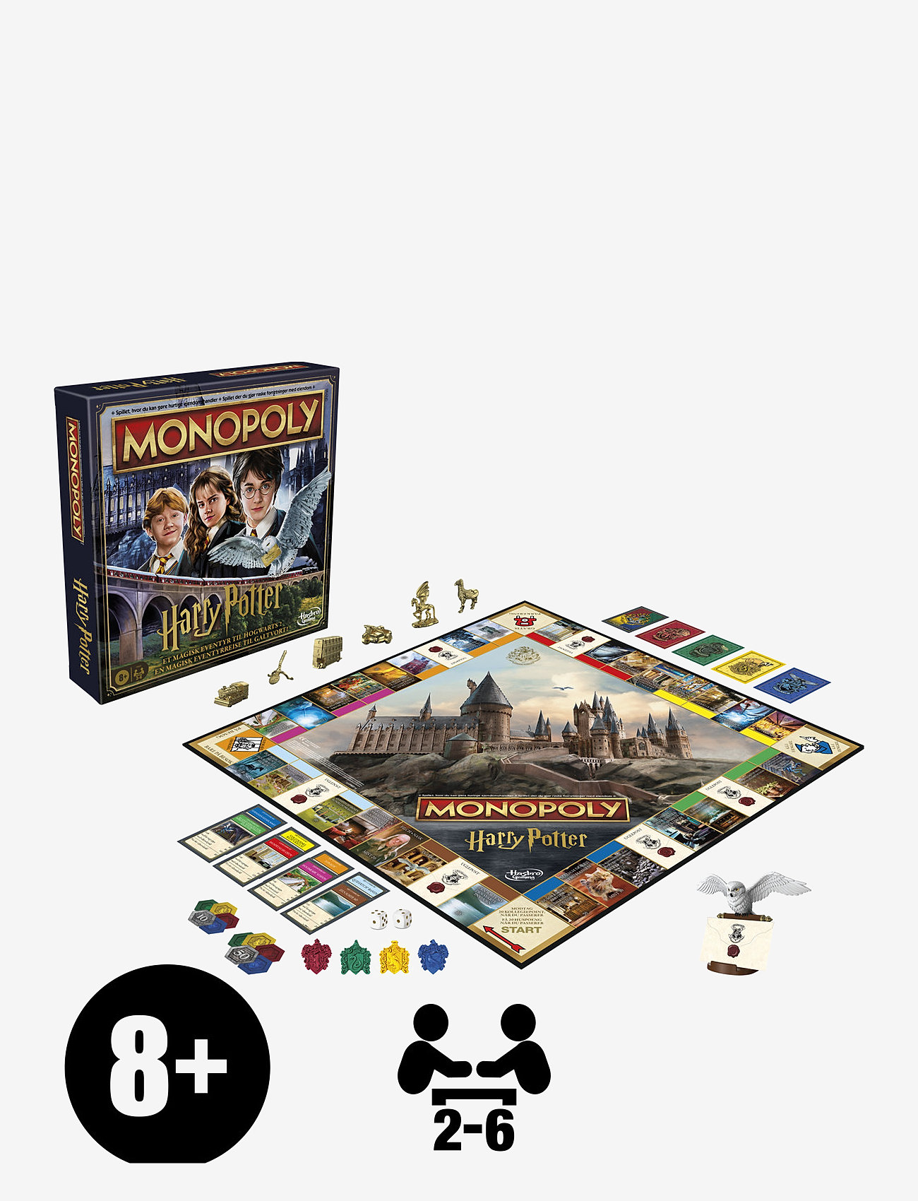 Hasbro Gaming - Monopoly Harry Potter Board game Economic simulation - brætspil - multicolor - 0