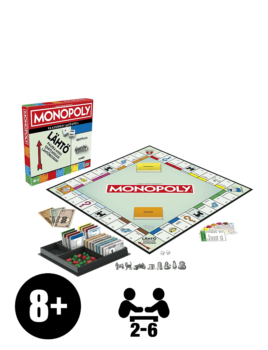 Hasbro Gaming - Monopoly-spel - brætspil - multicolor - 1