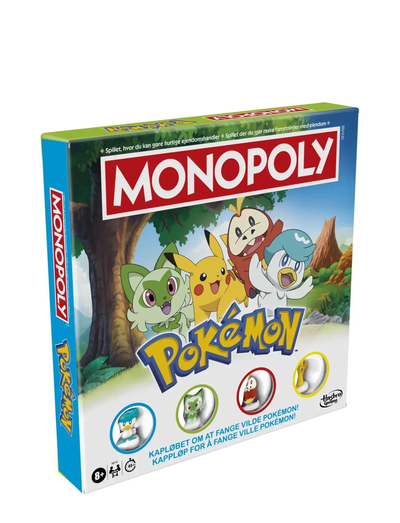 Hasbro Gaming Monopoly Pokémon Edition, Børn, Board Spil, Multi/mønstret, Str: DANISH