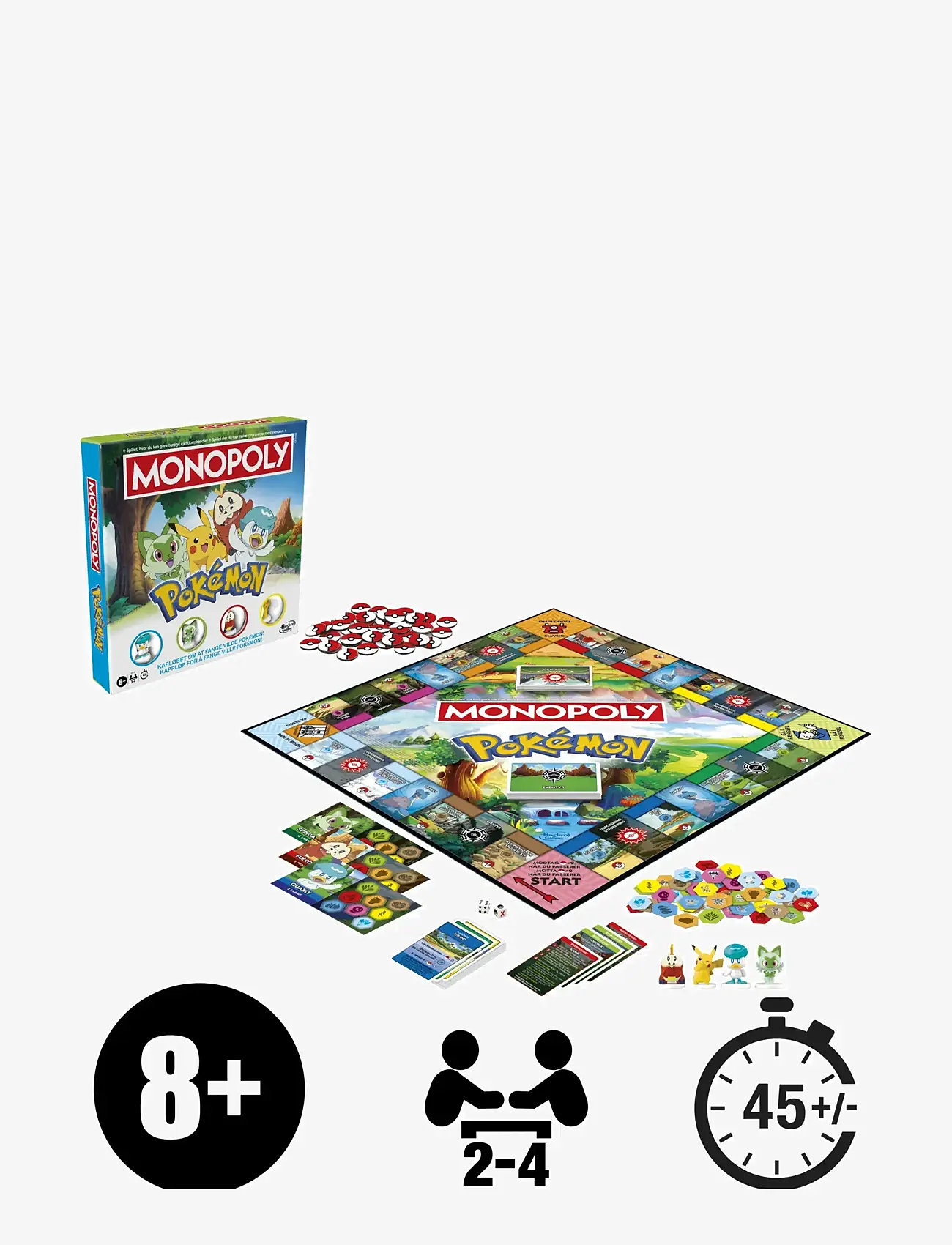 Hasbro Gaming - Monopoly Pokémon Edition - brädspel - multicolor - 1