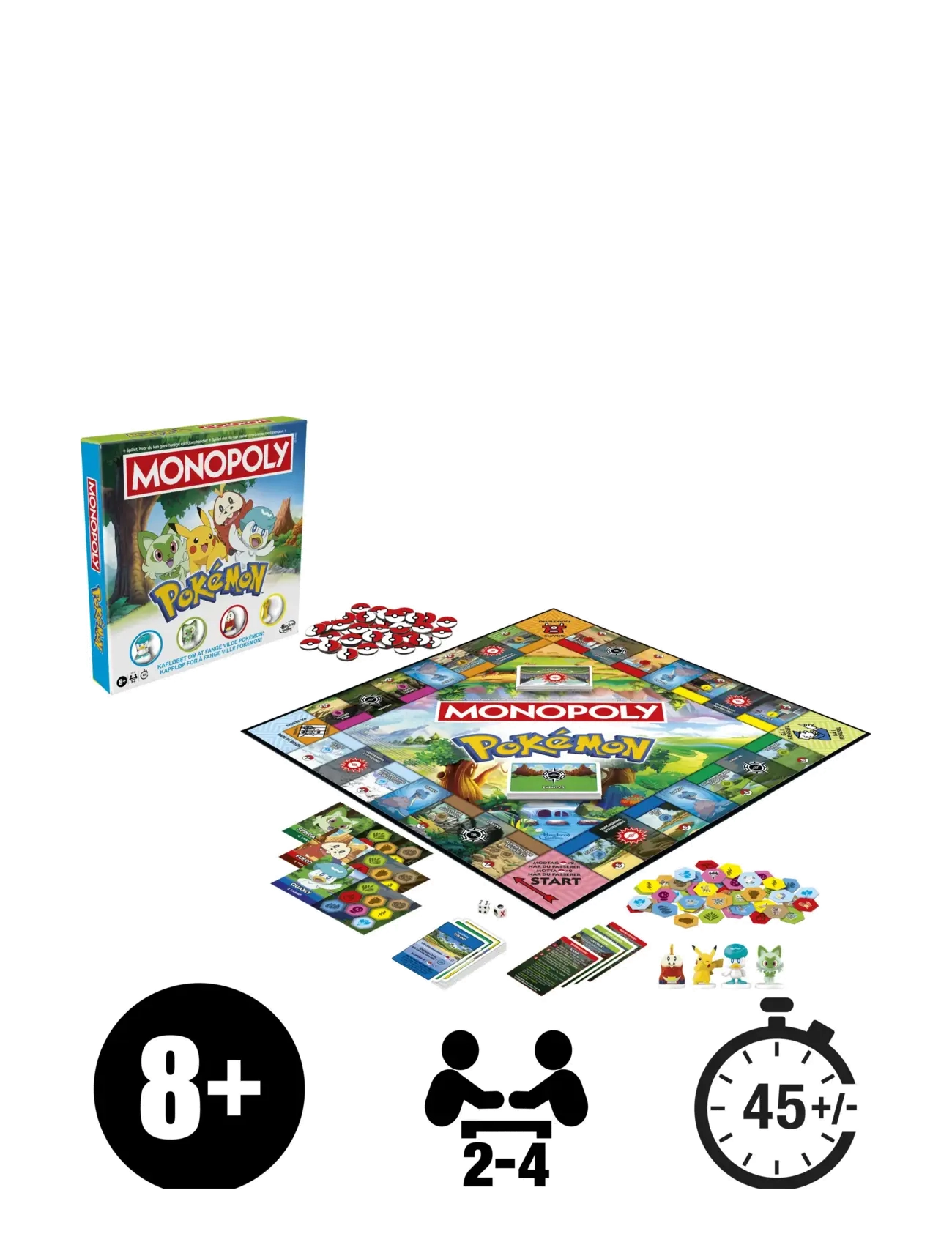 Hasbro Gaming - Monopoly Pokémon Edition - borðspil - multicolor - 1
