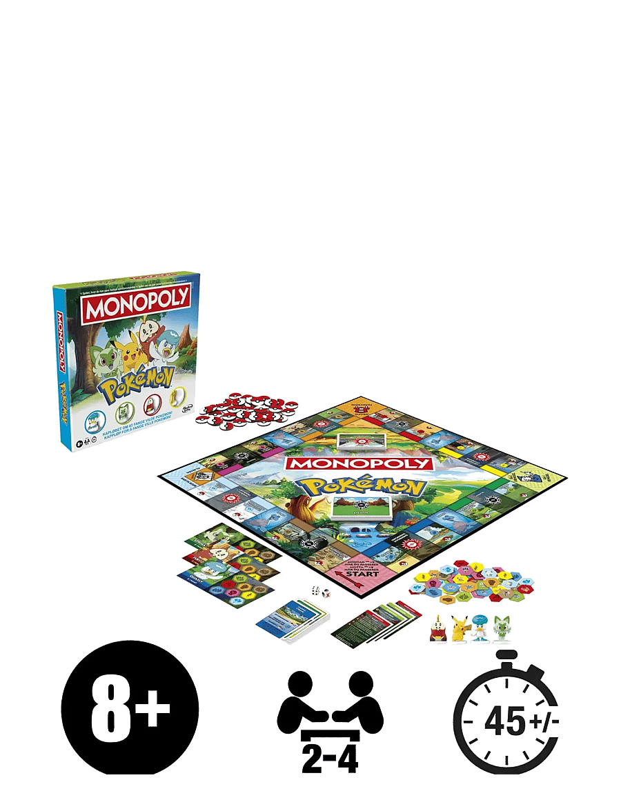 Hasbro Gaming - Monopoly Pokémon Edition - borðspil - multicolor - 1