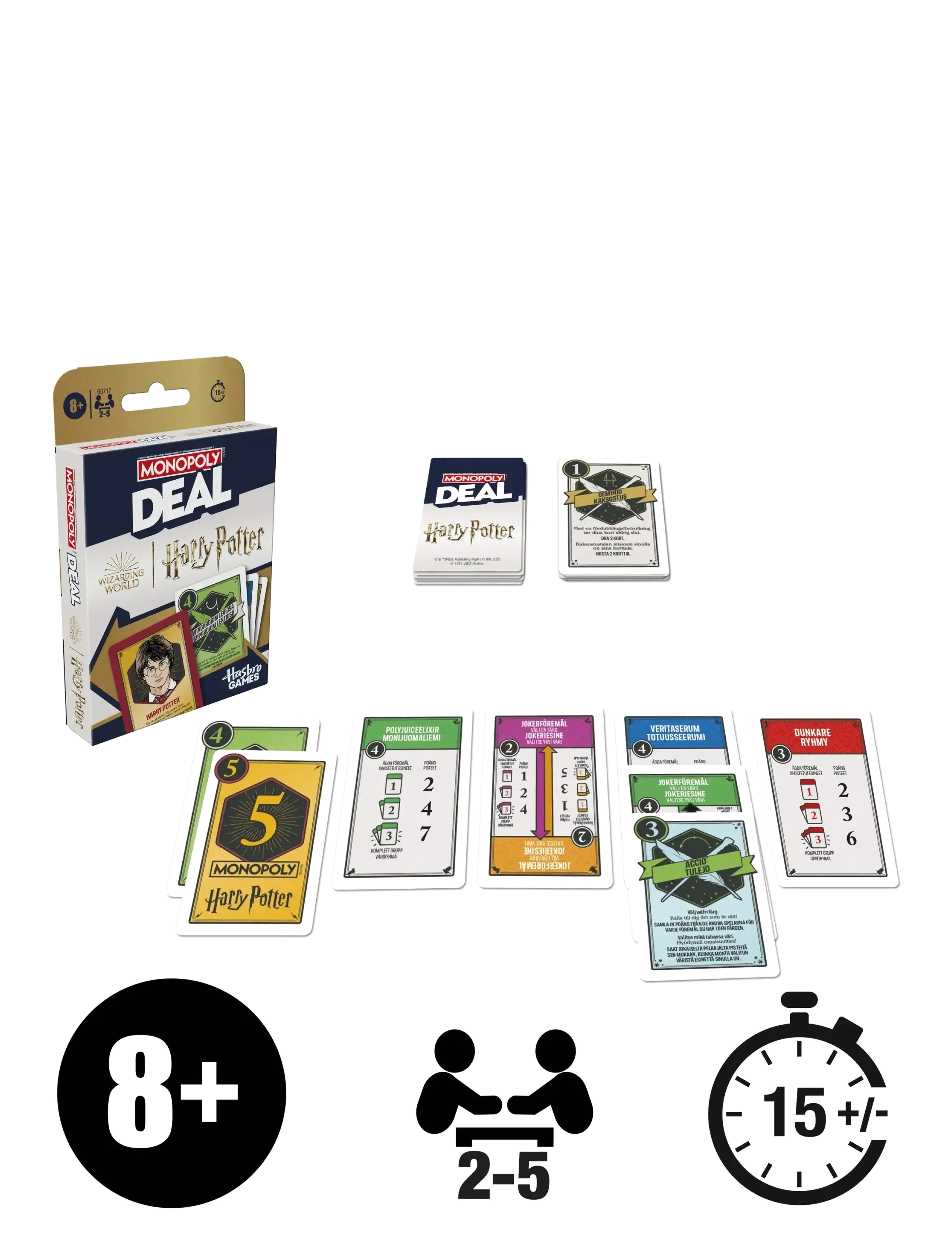 Hasbro Gaming - Monopoly Deal HARRY POTTER - lautapelit - multicolor - 2