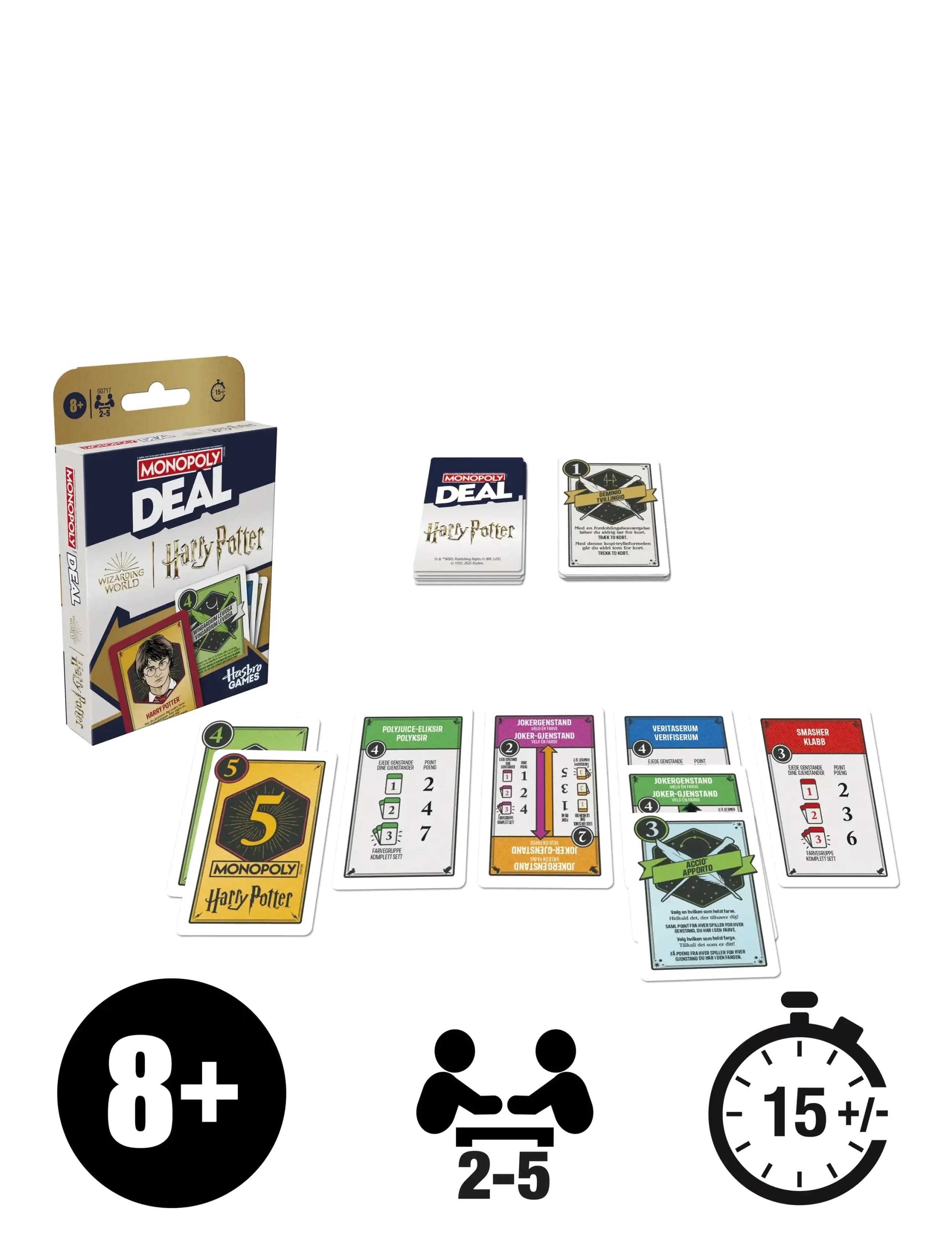 Hasbro Gaming - Monopoly Deal HARRY POTTER - spel - multicolor - 2