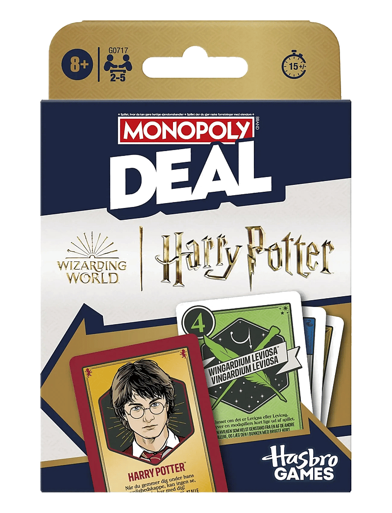 Hasbro Gaming - Monopoly Deal HARRY POTTER - brætspil - multicolor - 4