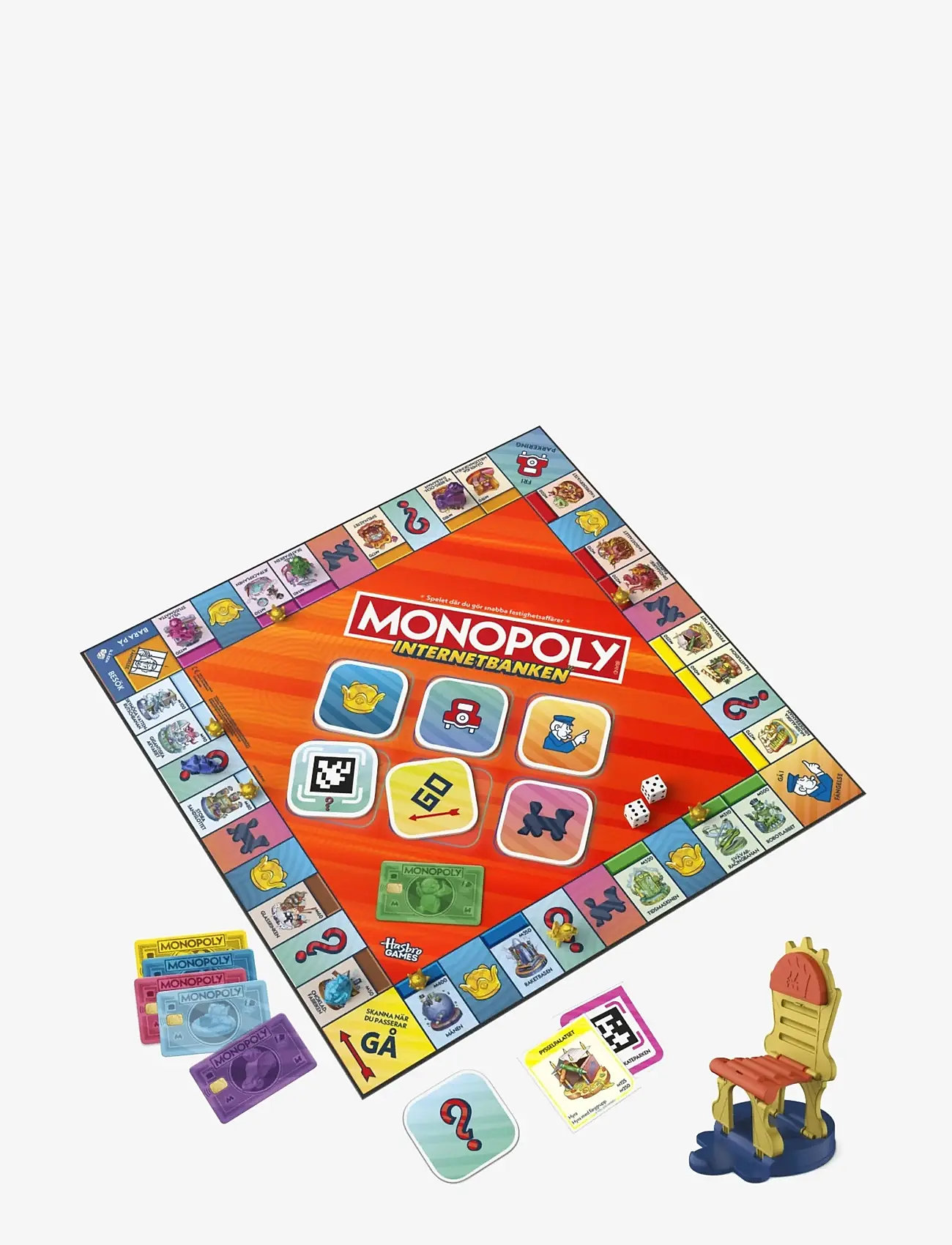 Hasbro Gaming - Monopoly Internetbanken - brädspel - multicolor - 1