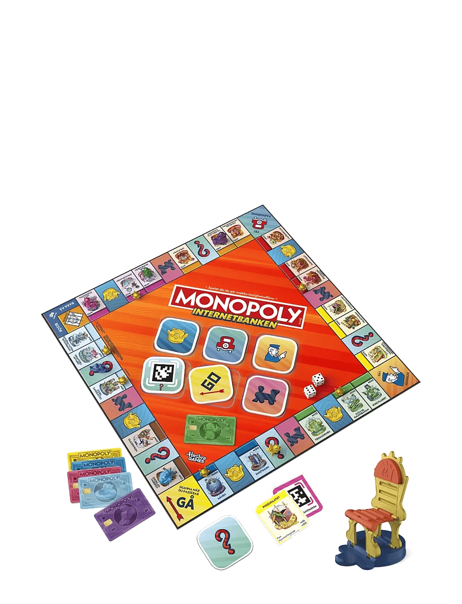 Hasbro Gaming - Monopoly Internetbanken - borðspil - multicolor - 1