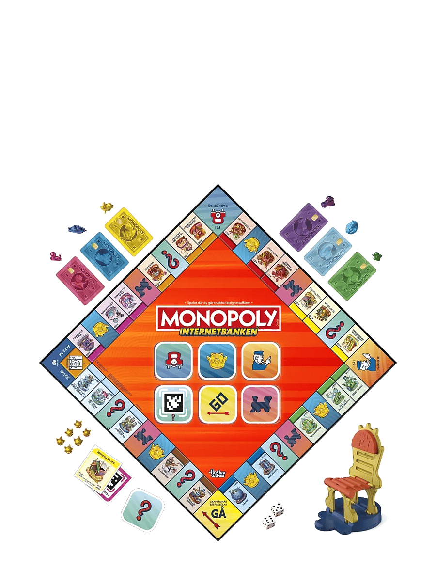 Hasbro Gaming - Monopoly Internetbanken - borðspil - multicolor - 3