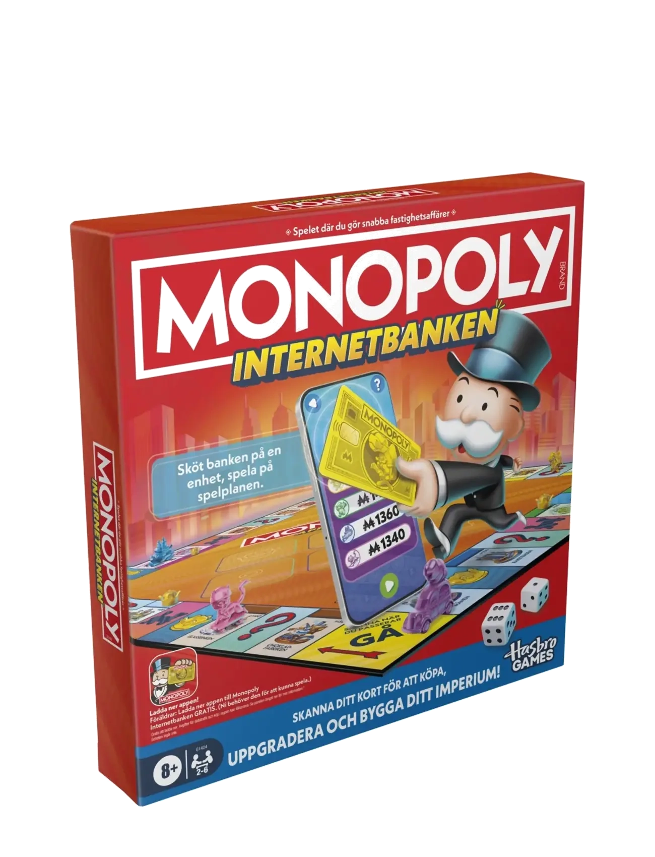 Hasbro Gaming - Monopoly Internetbanken - brætspil - multicolor - 5