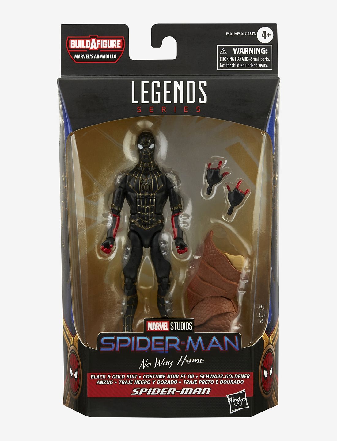 Marvel Marvel Legends Series Black Gold Suit Spider man