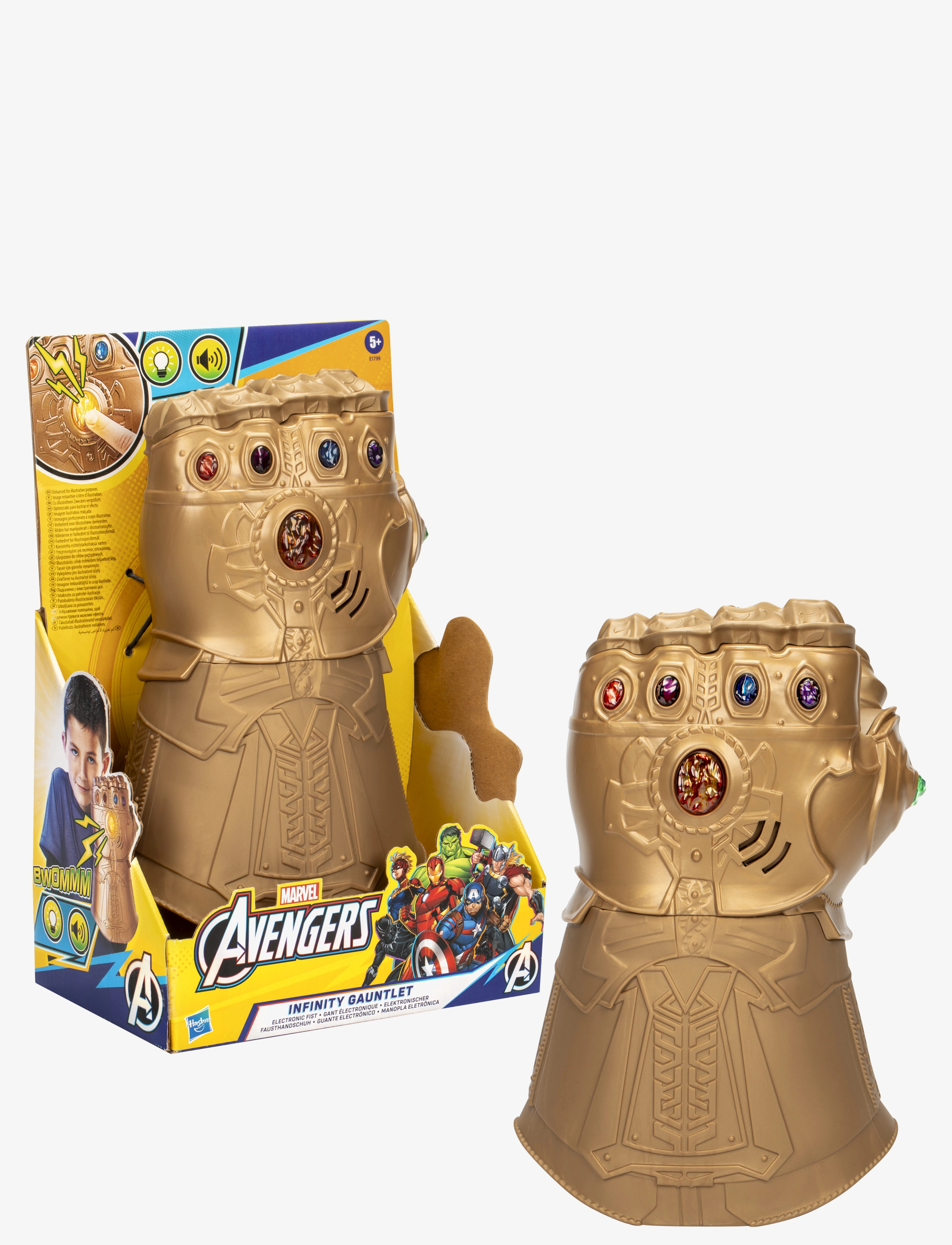 Marvel - Marvel Avengers Marvel Infinity War Infinity Gauntlet Electronic Fist - multicolor - 3