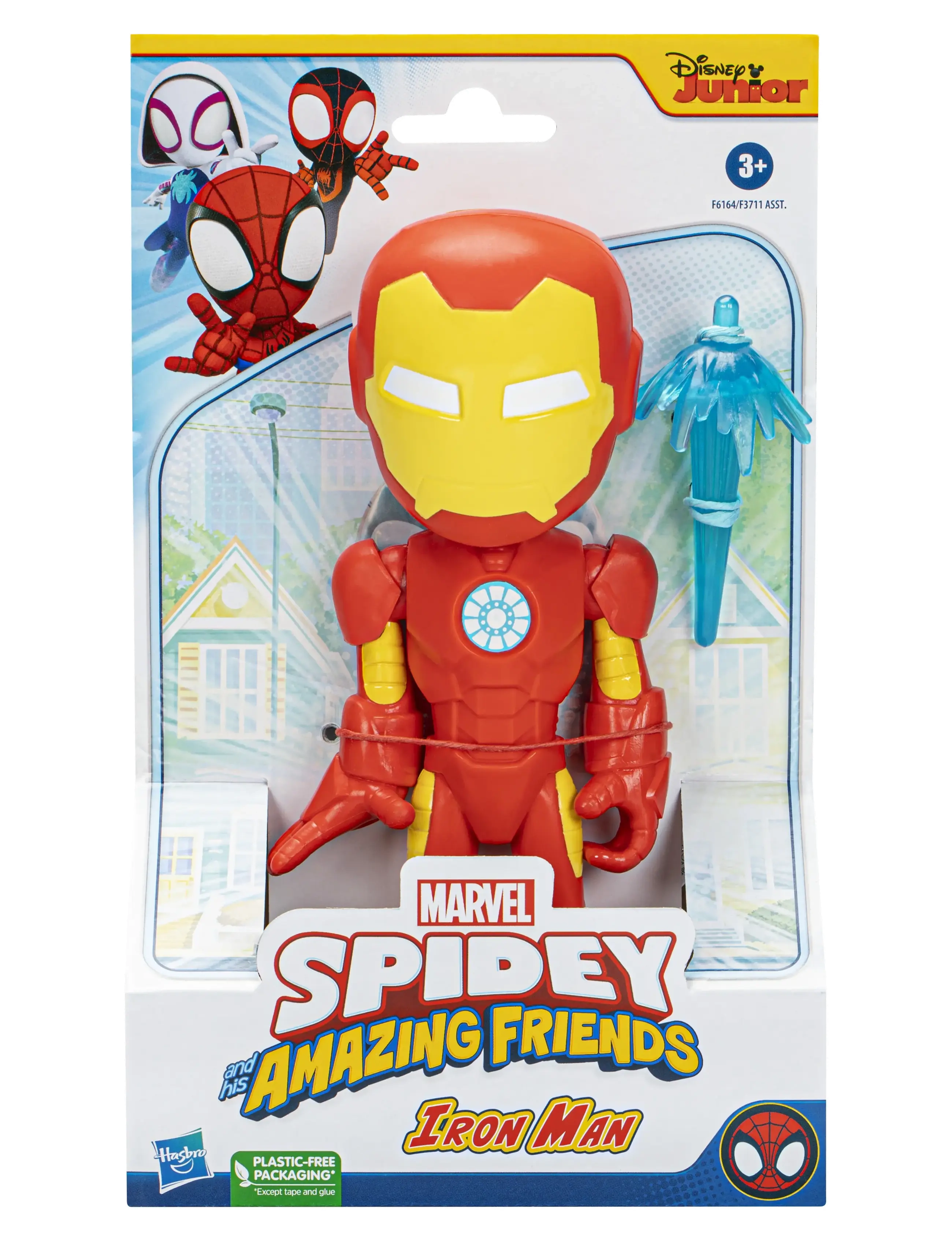 Marvel - Marvel Spidey and His Amazing Friends Iron Man - actionfigurer - multicolor - 3