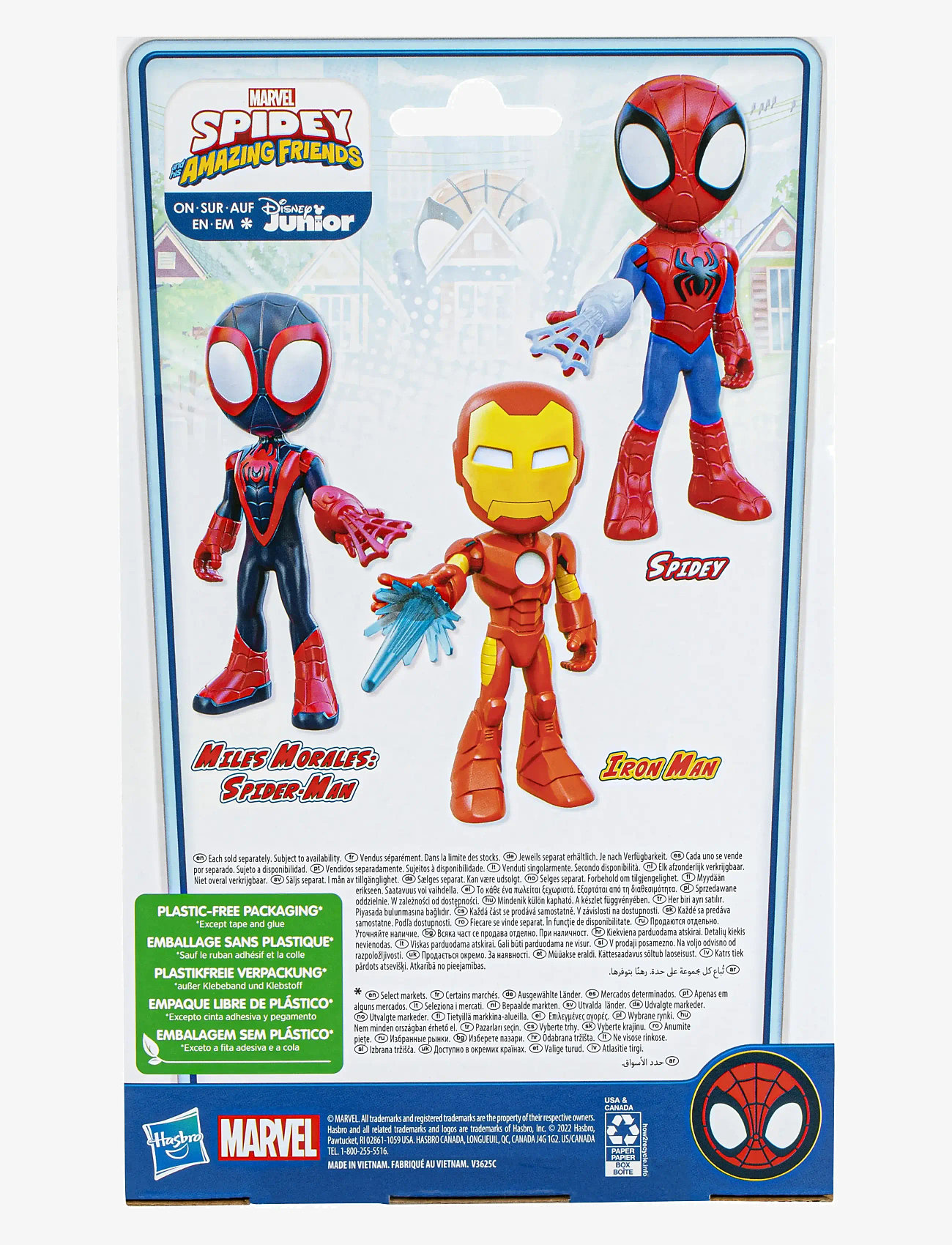 Marvel - Marvel Spidey and His Amazing Friends Iron Man - actionfigurer - multicolor - 5