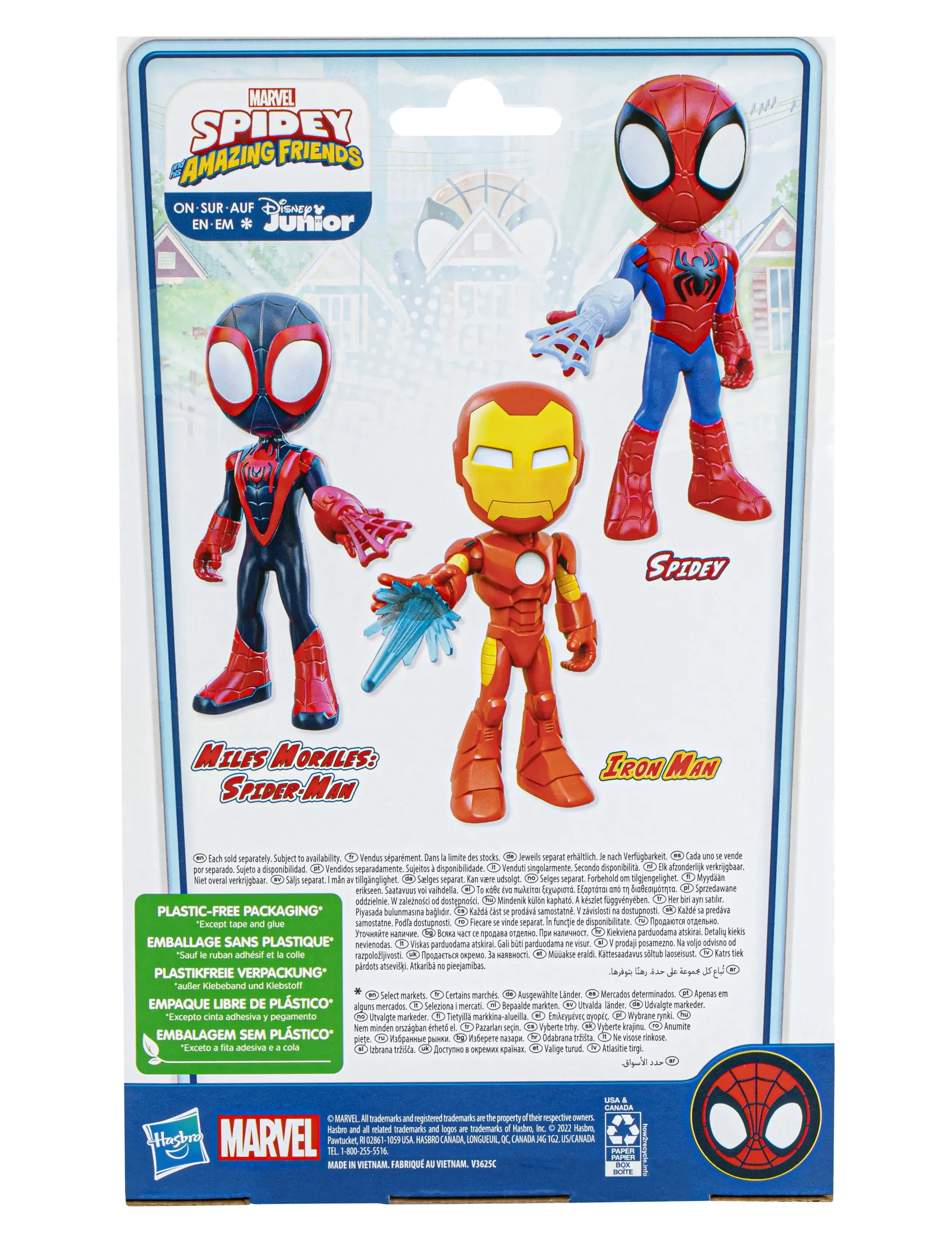 Marvel - Marvel Spidey and His Amazing Friends Iron Man - actionfigurer - multicolor - 5