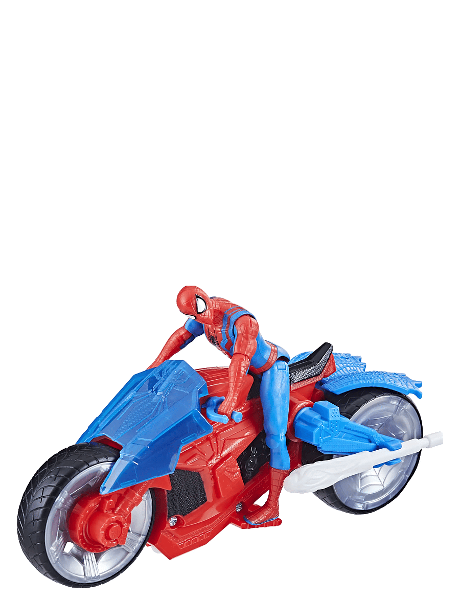 Marvel - Marvel Spider-Man Spider-Man Web Blast Cycle Kids Playset with Poseable Spider-Man Action Figure - multicolor - 1
