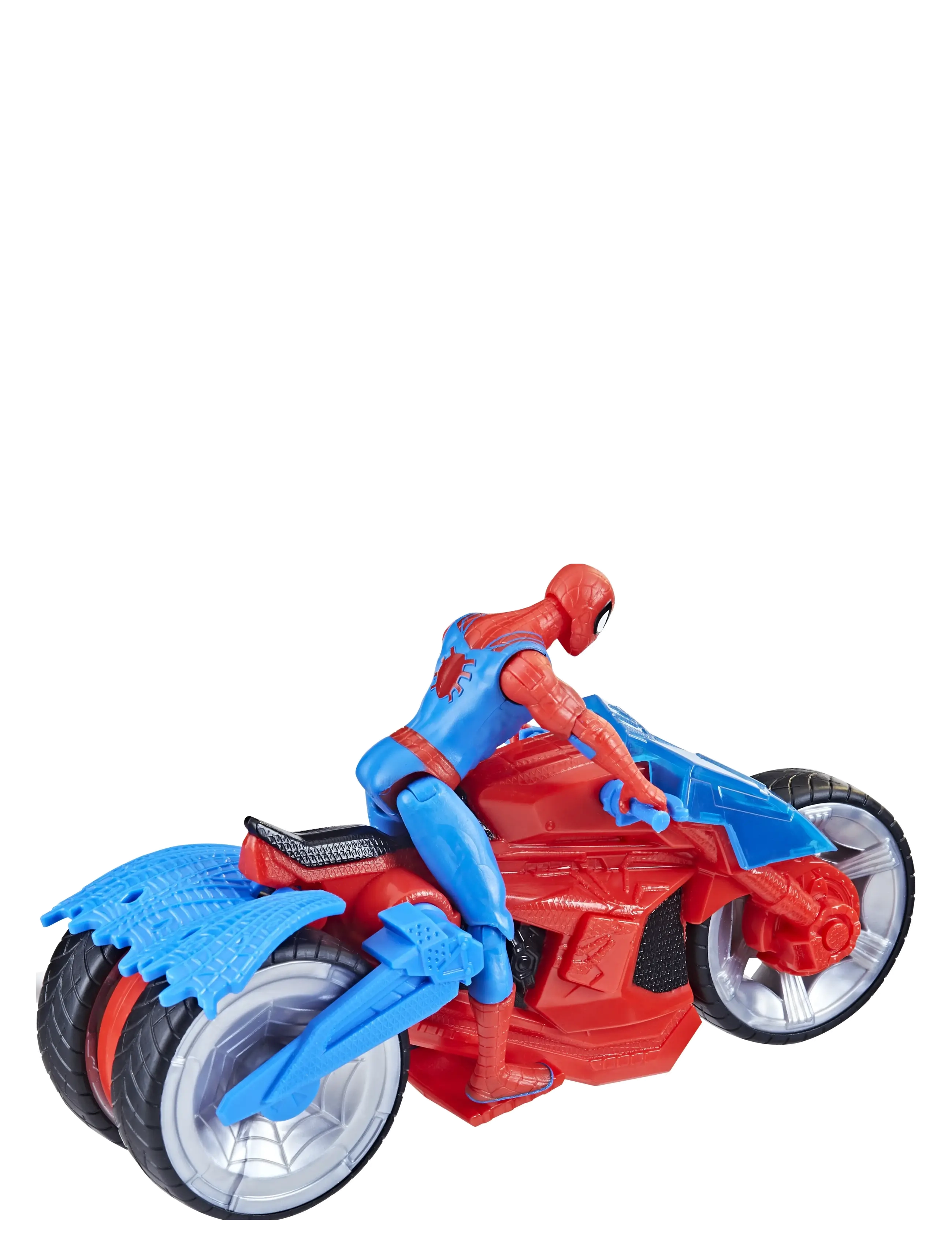 Marvel - Marvel Spider-Man Spider-Man Web Blast Cycle Kids Playset with Poseable Spider-Man Action Figure - multicolor - 2