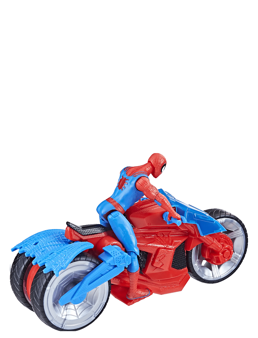 Marvel - Marvel Spider-Man Spider-Man Web Blast Cycle Kids Playset with Poseable Spider-Man Action Figure - multicolor - 2